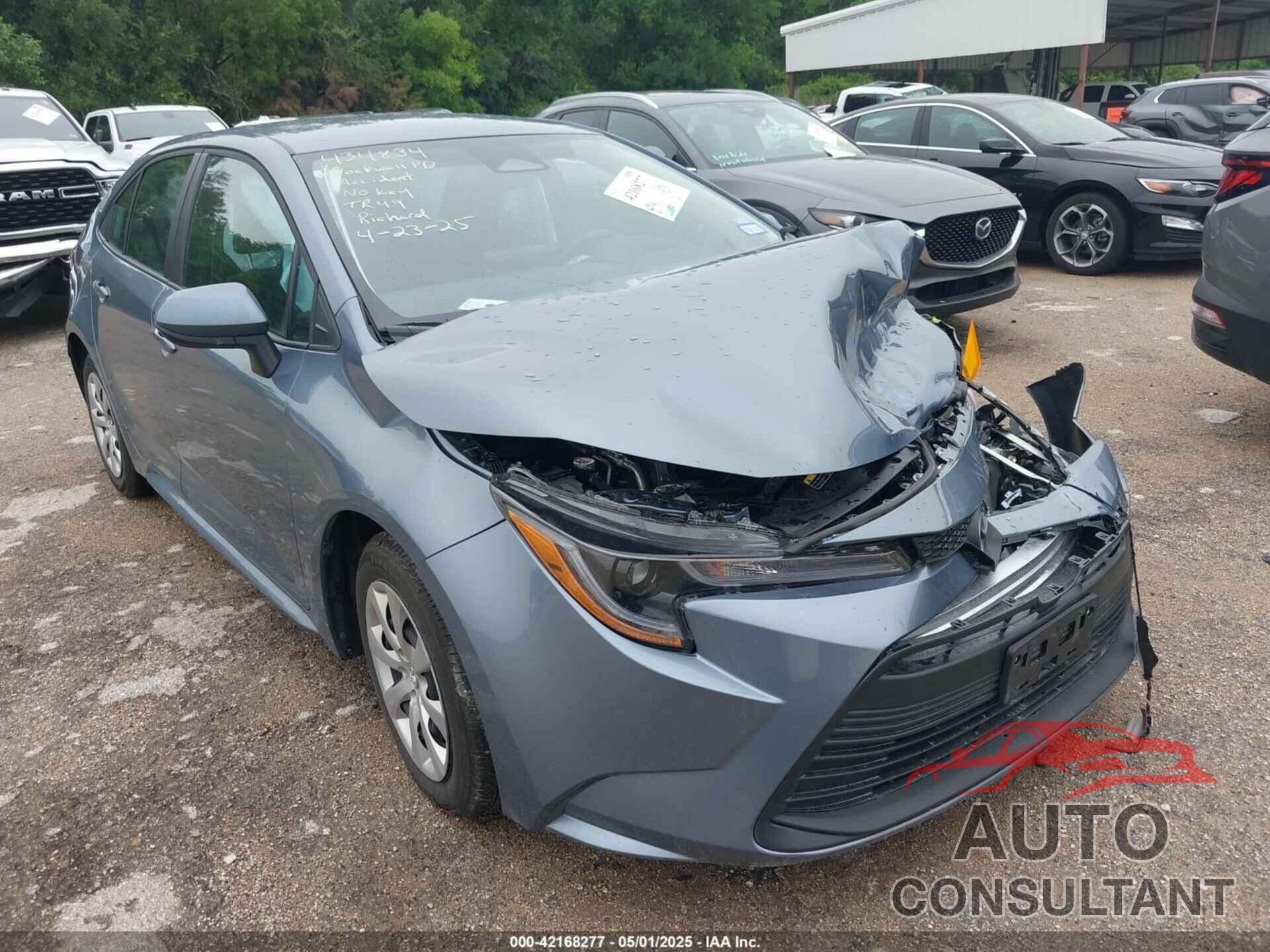 TOYOTA COROLLA 2025 - 5YFB4MDE2SP284881