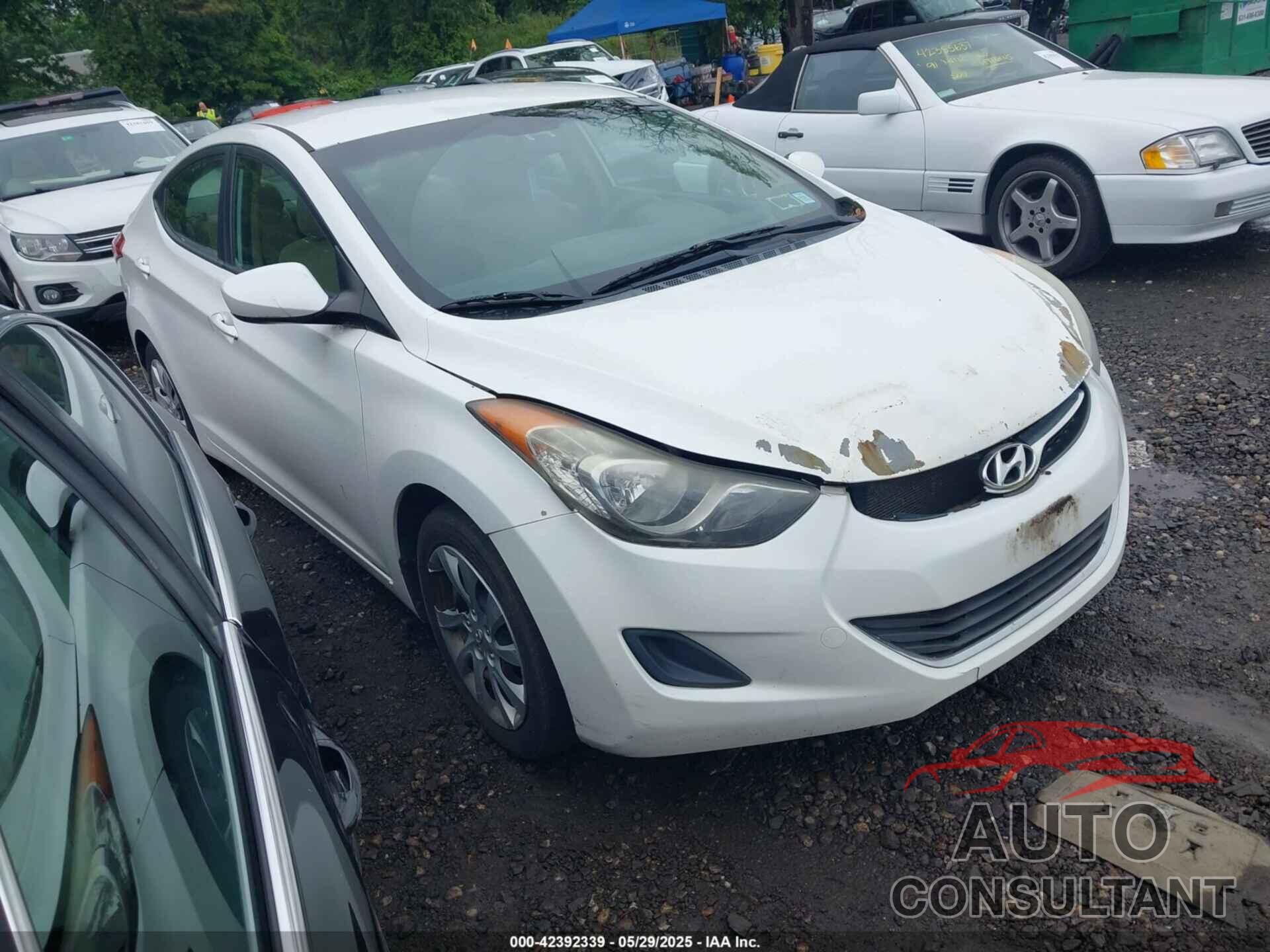 HYUNDAI ELANTRA 2012 - 5NPDH4AE3CH123004