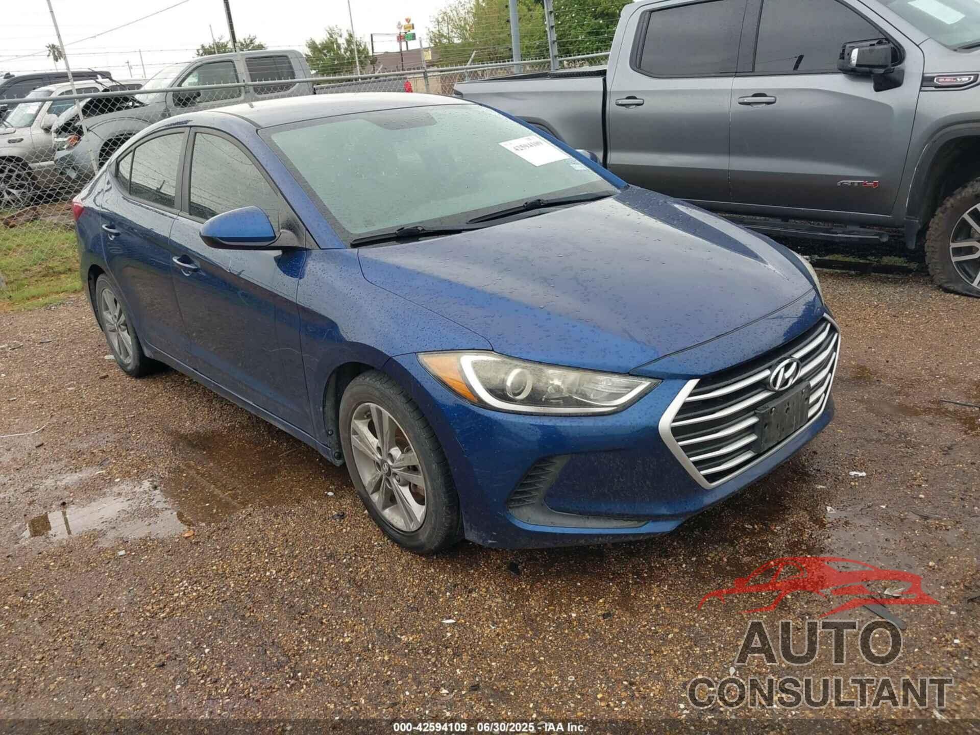 HYUNDAI ELANTRA 2017 - 5NPD84LFXHH072260