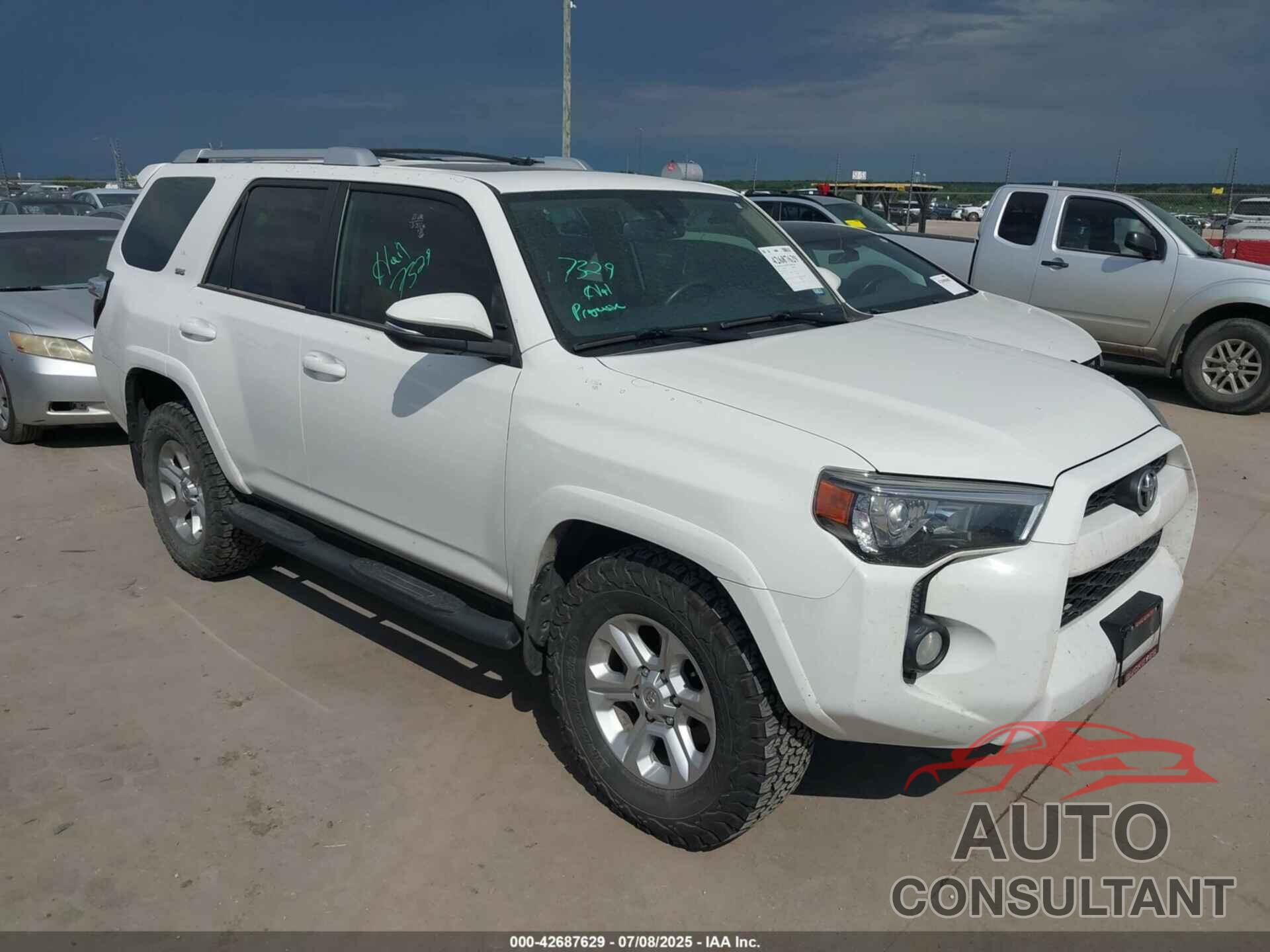 TOYOTA 4RUNNER 2016 - JTEZU5JR7G5135555