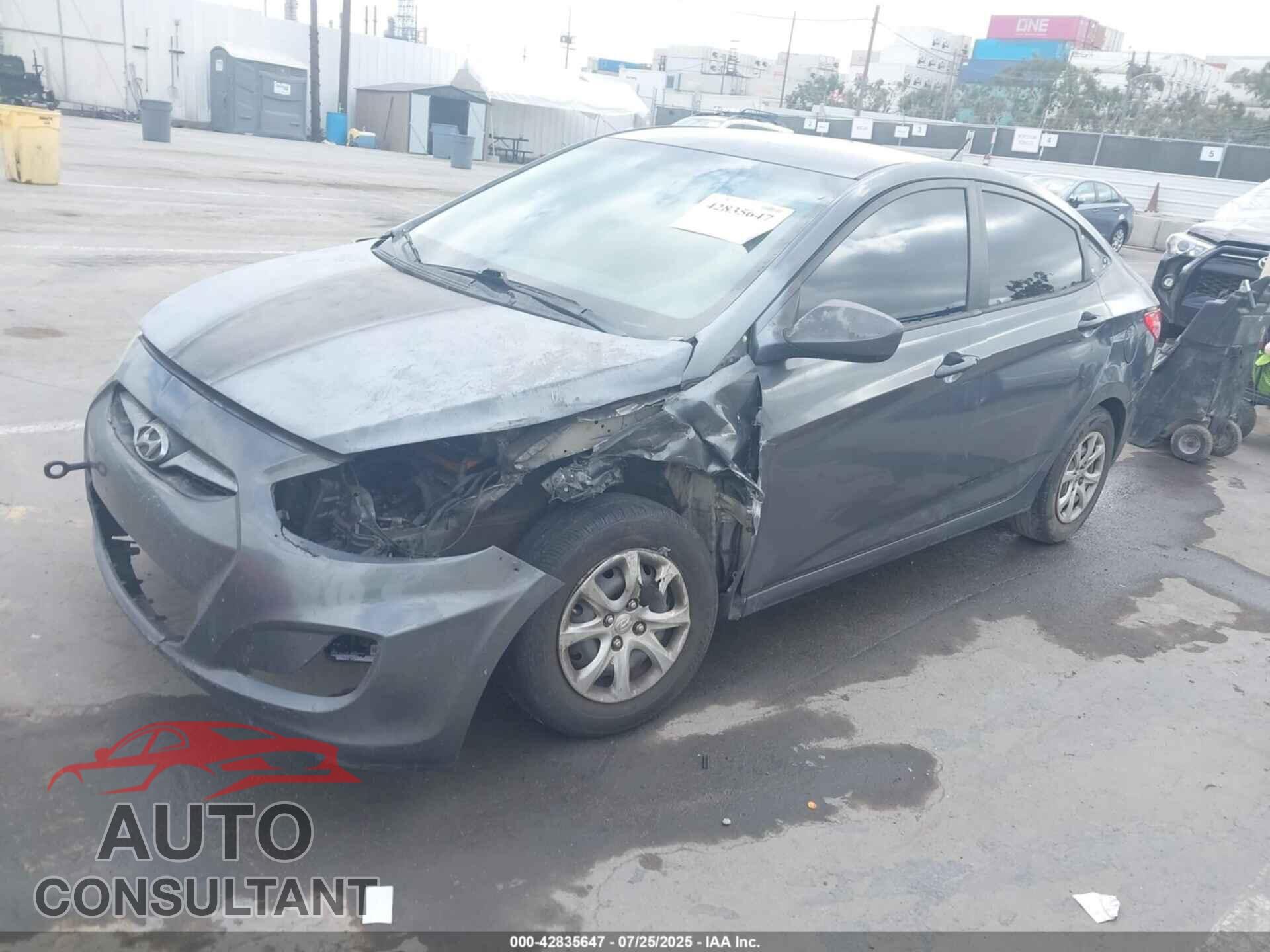 HYUNDAI ACCENT 2012 - KMHCT4AE6CU037584