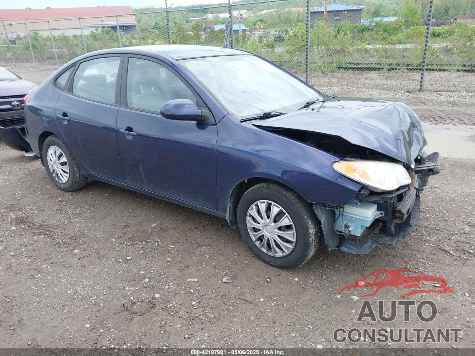 HYUNDAI ELANTRA 2010 - KMHDU4AD6AU908182