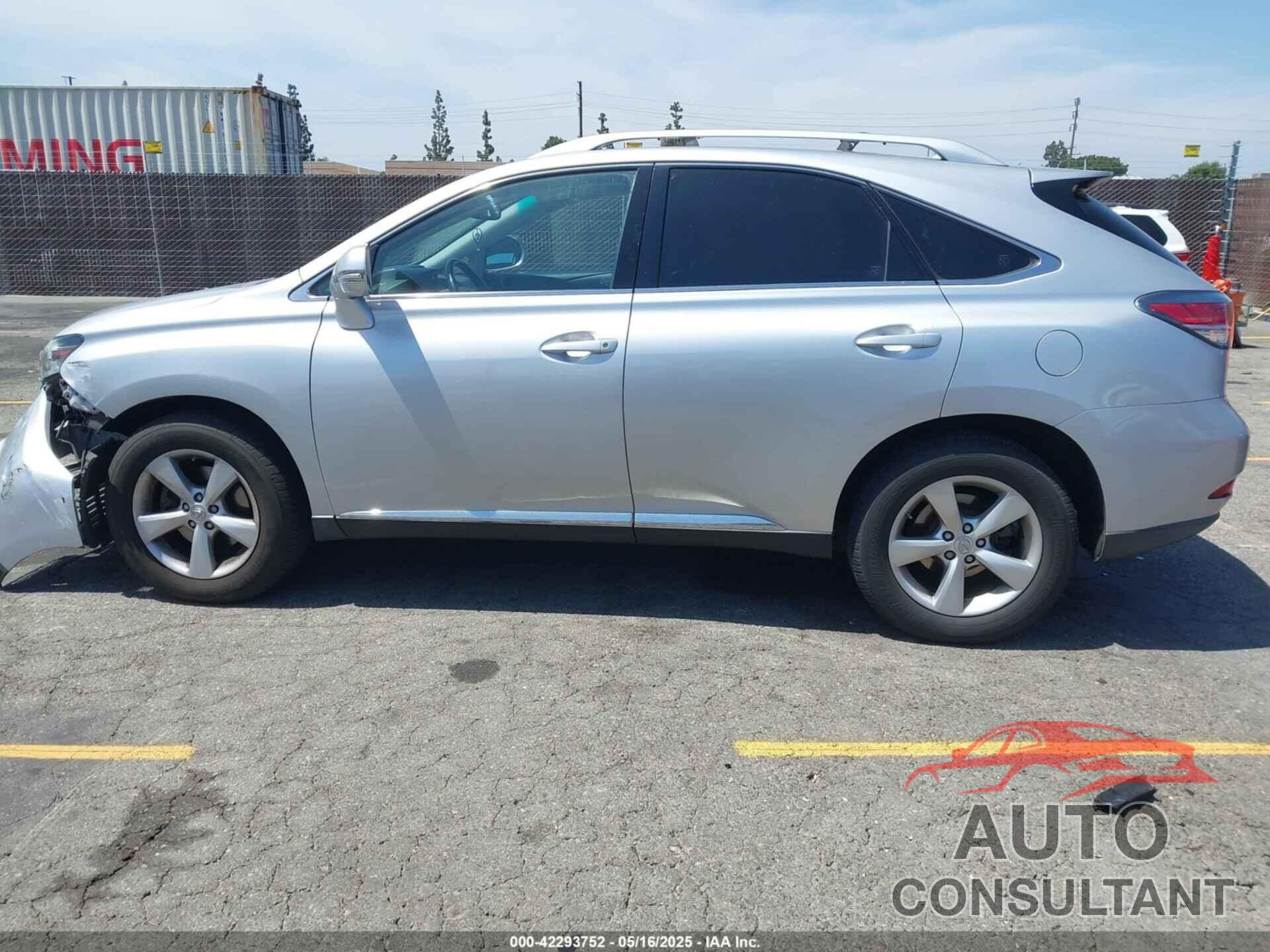LEXUS RX 350 2015 - JTJZK1BA0F2423541