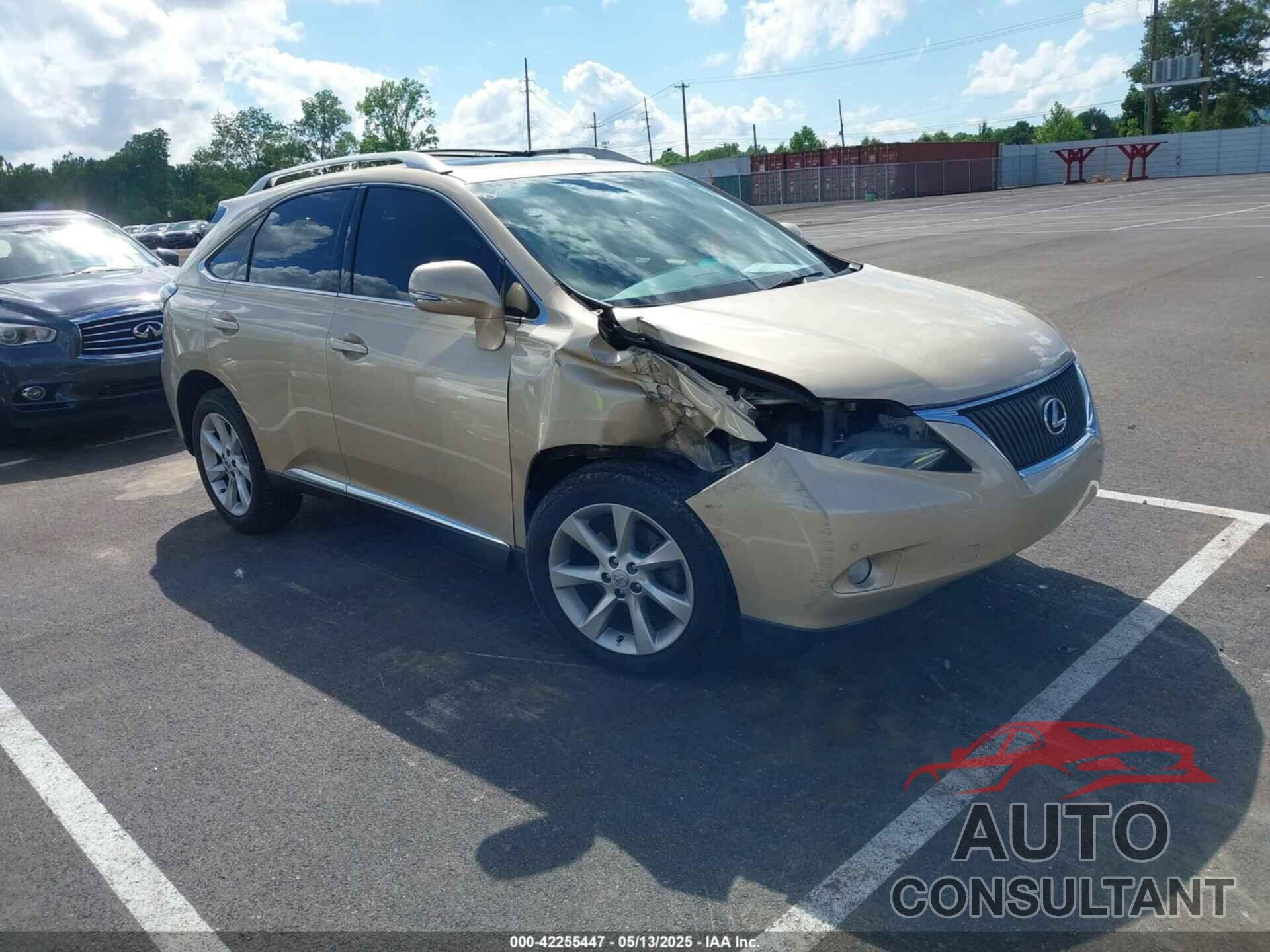 LEXUS RX 350 2010 - 2T2ZK1BA9AC020120