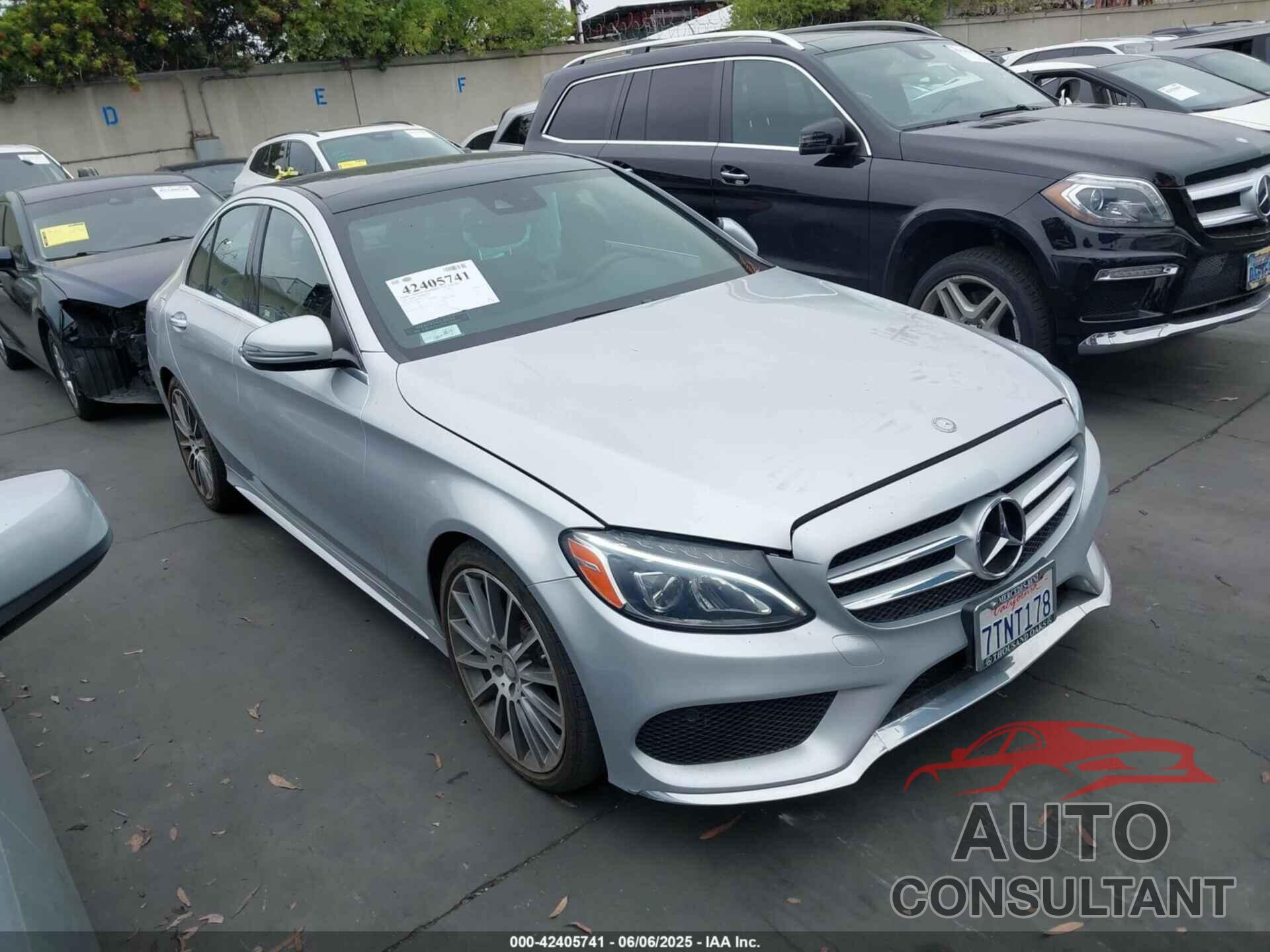 MERCEDES-BENZ C 300 2016 - 55SWF4JB5GU157730