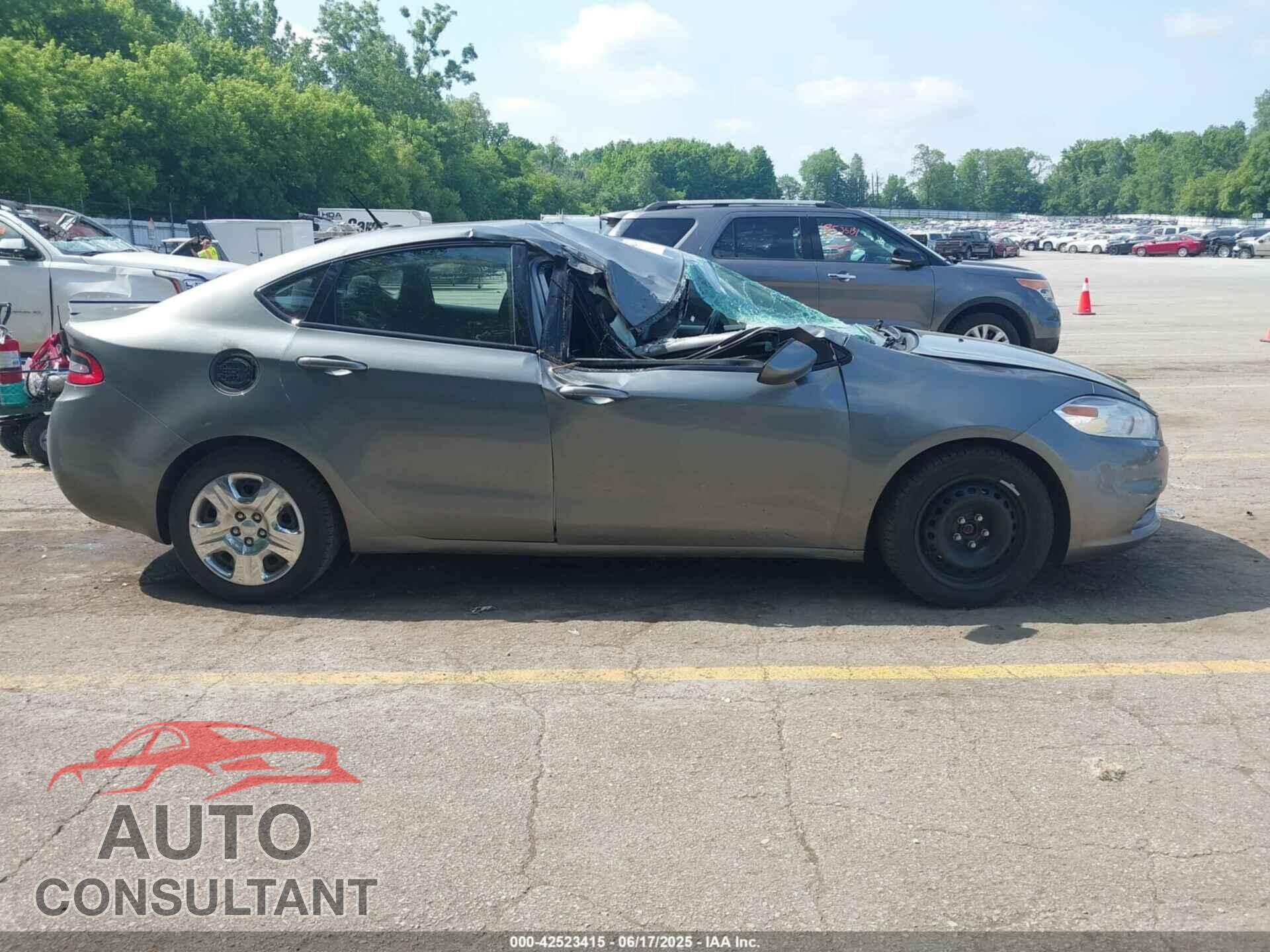 DODGE DART 2013 - 1C3CDFAH3DD314334