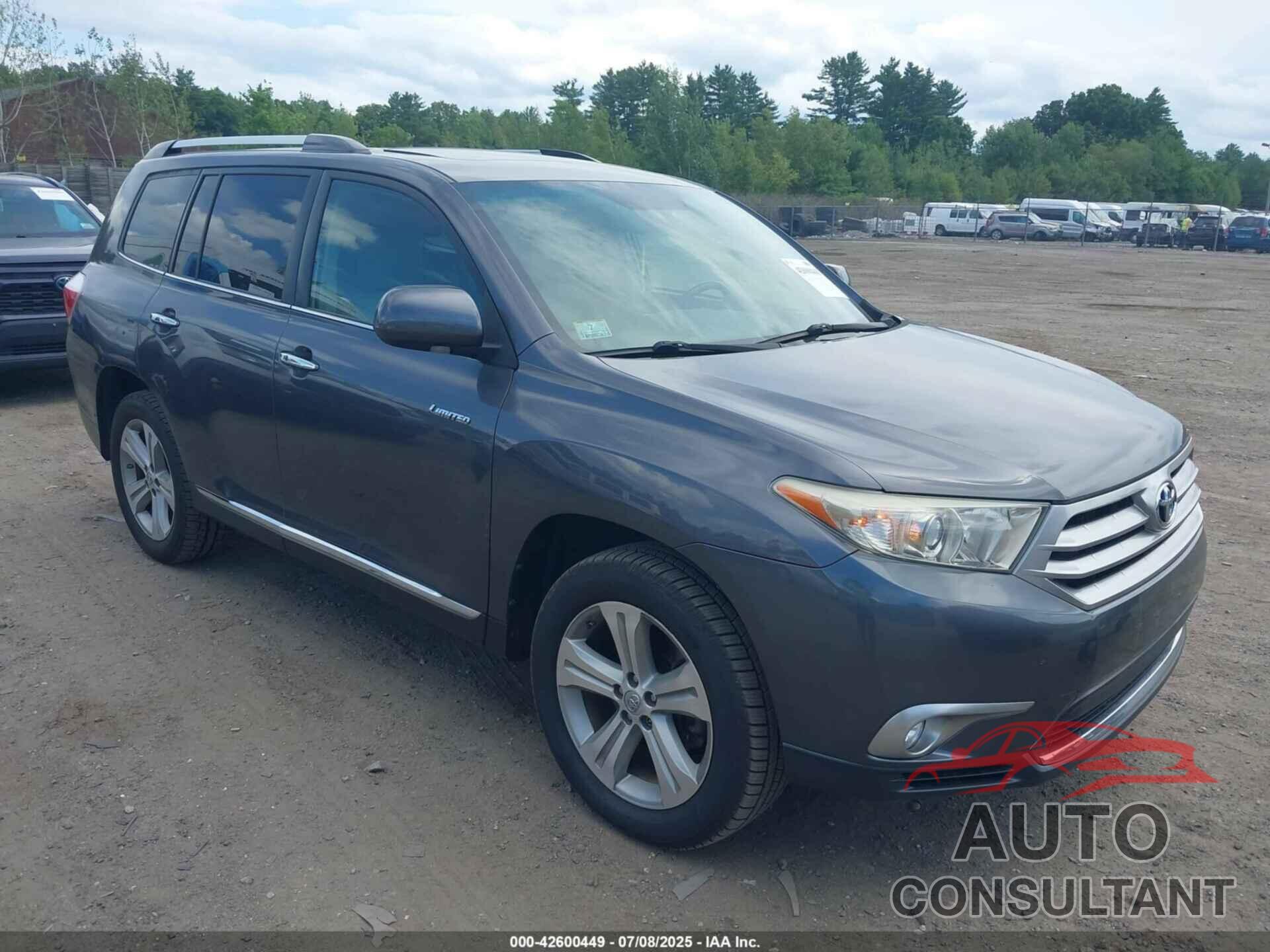 TOYOTA HIGHLANDER 2012 - 5TDDK3EH7CS159806