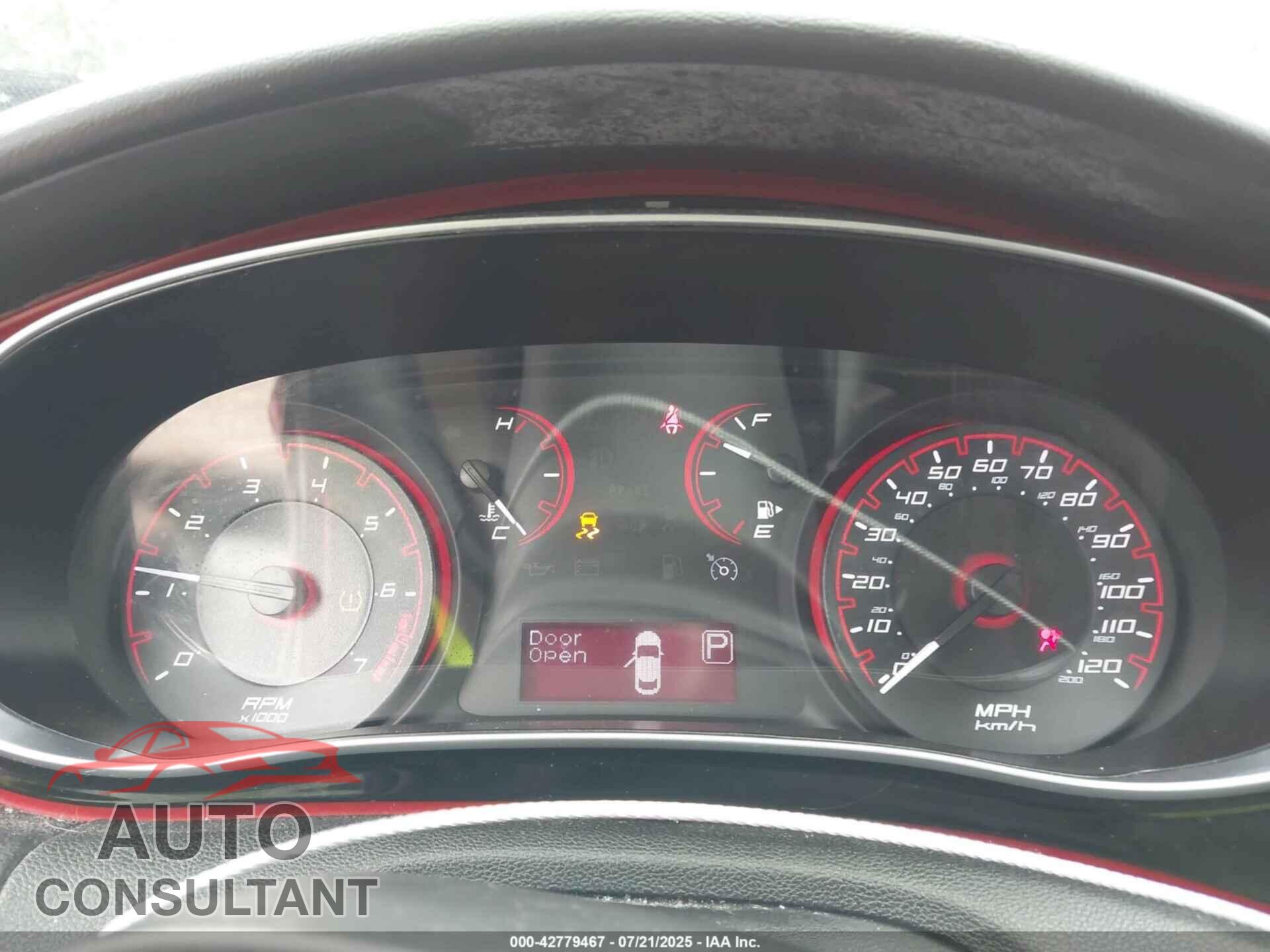 DODGE DART 2015 - 1C3CDFBB6FD278006