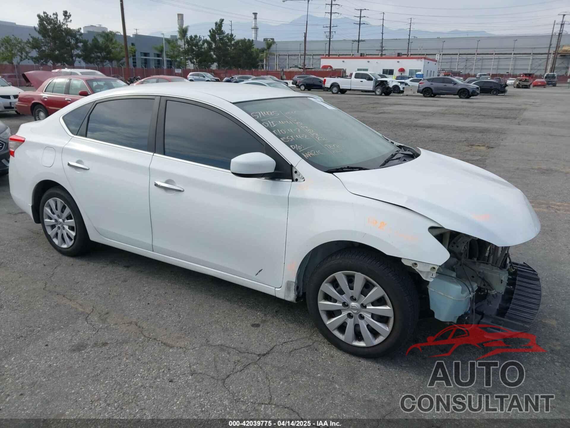NISSAN SENTRA 2015 - 3N1AB7AP8FY302706