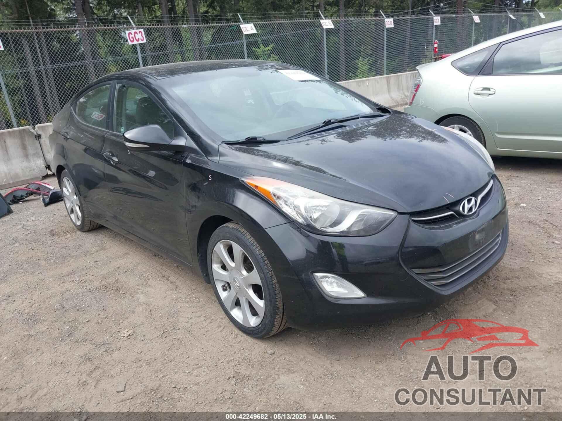 HYUNDAI ELANTRA 2012 - KMHDH4AE1CU265515