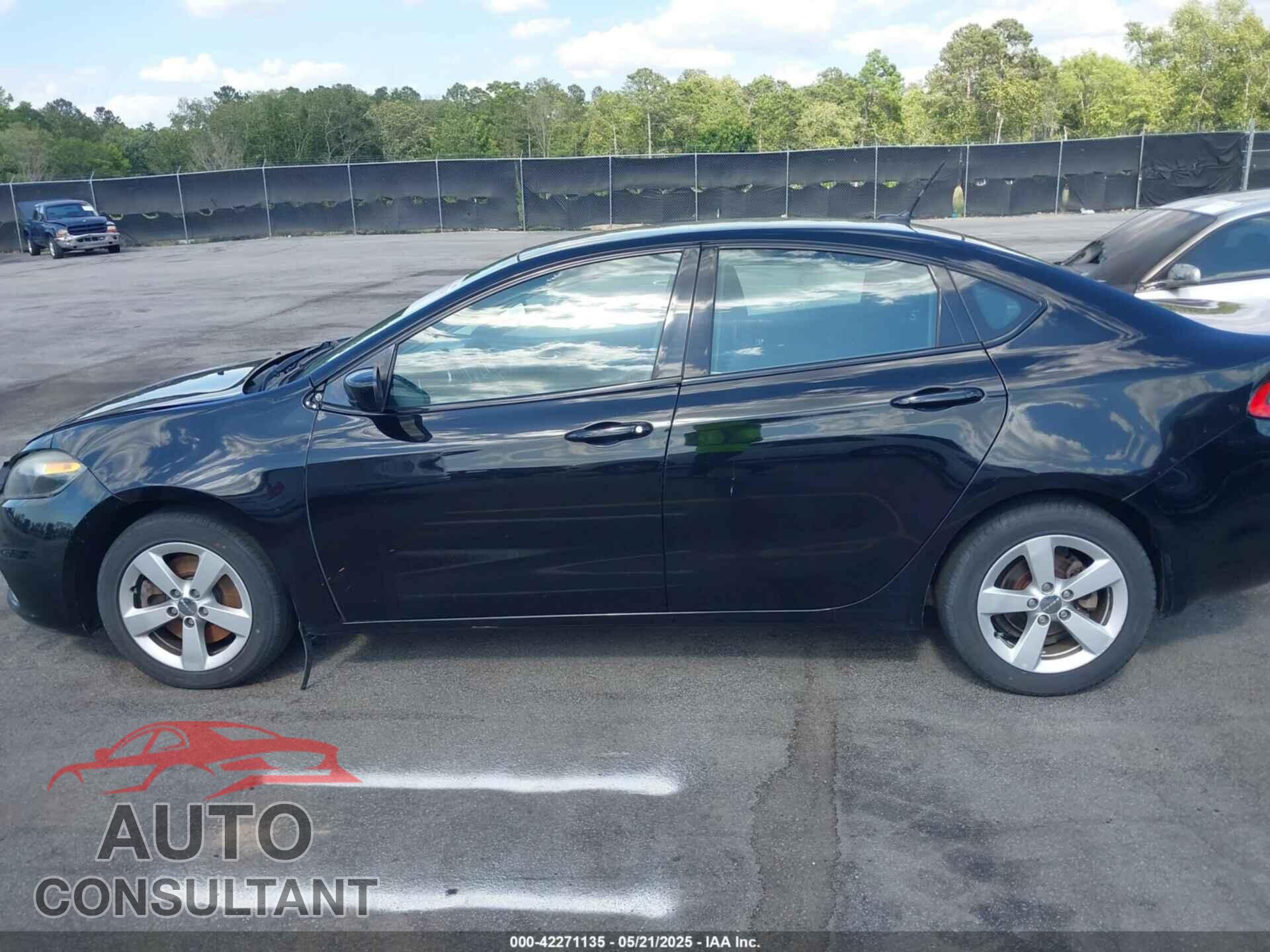 DODGE DART 2015 - 1C3CDFBB9FD275634