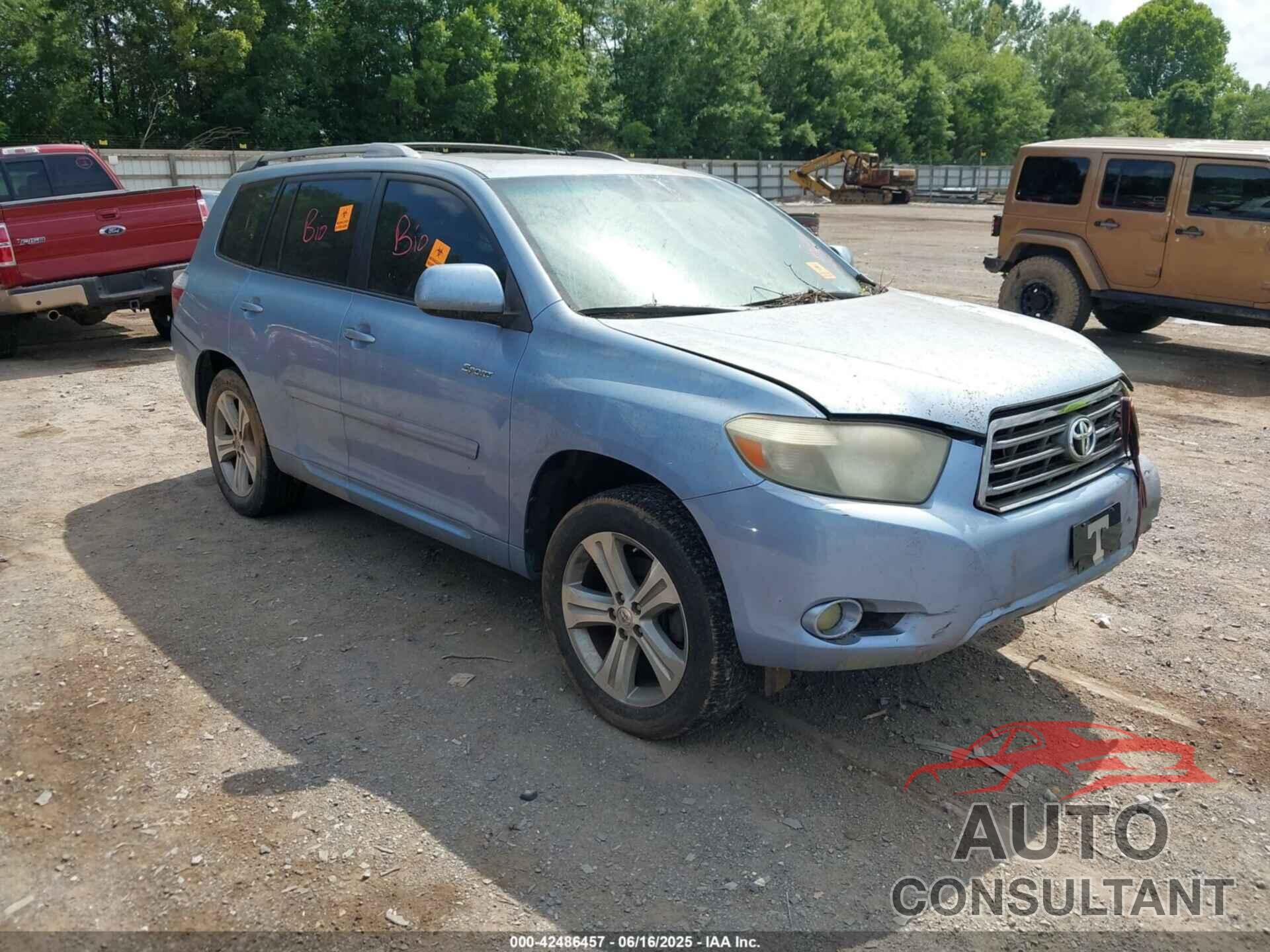 TOYOTA HIGHLANDER 2009 - JTEDS43A492072405
