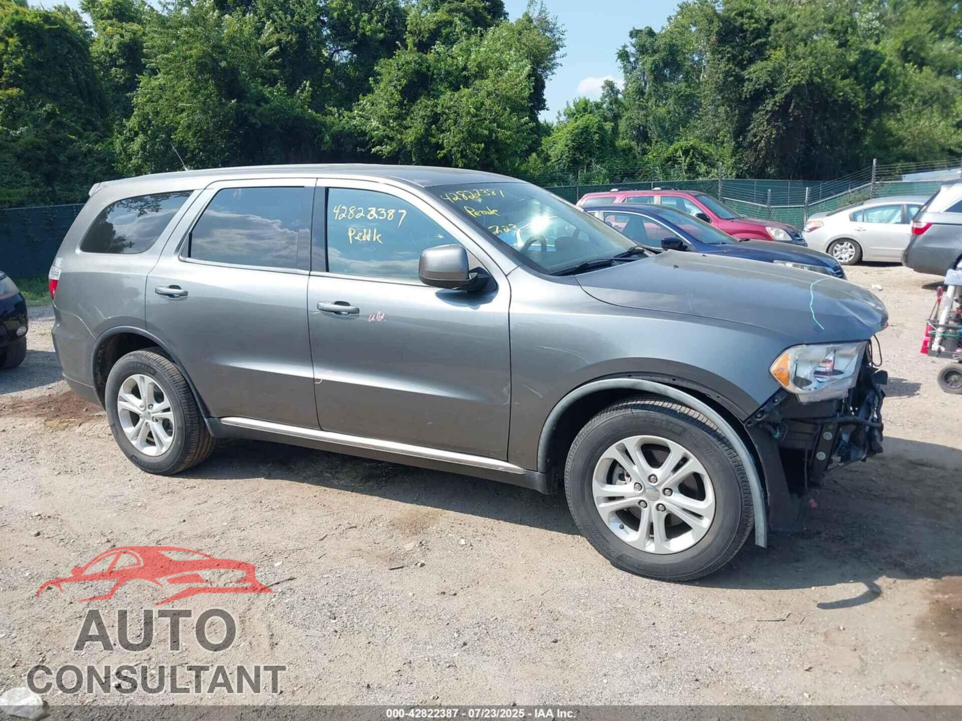 DODGE DURANGO 2012 - 1C4RDJAG1CC207237