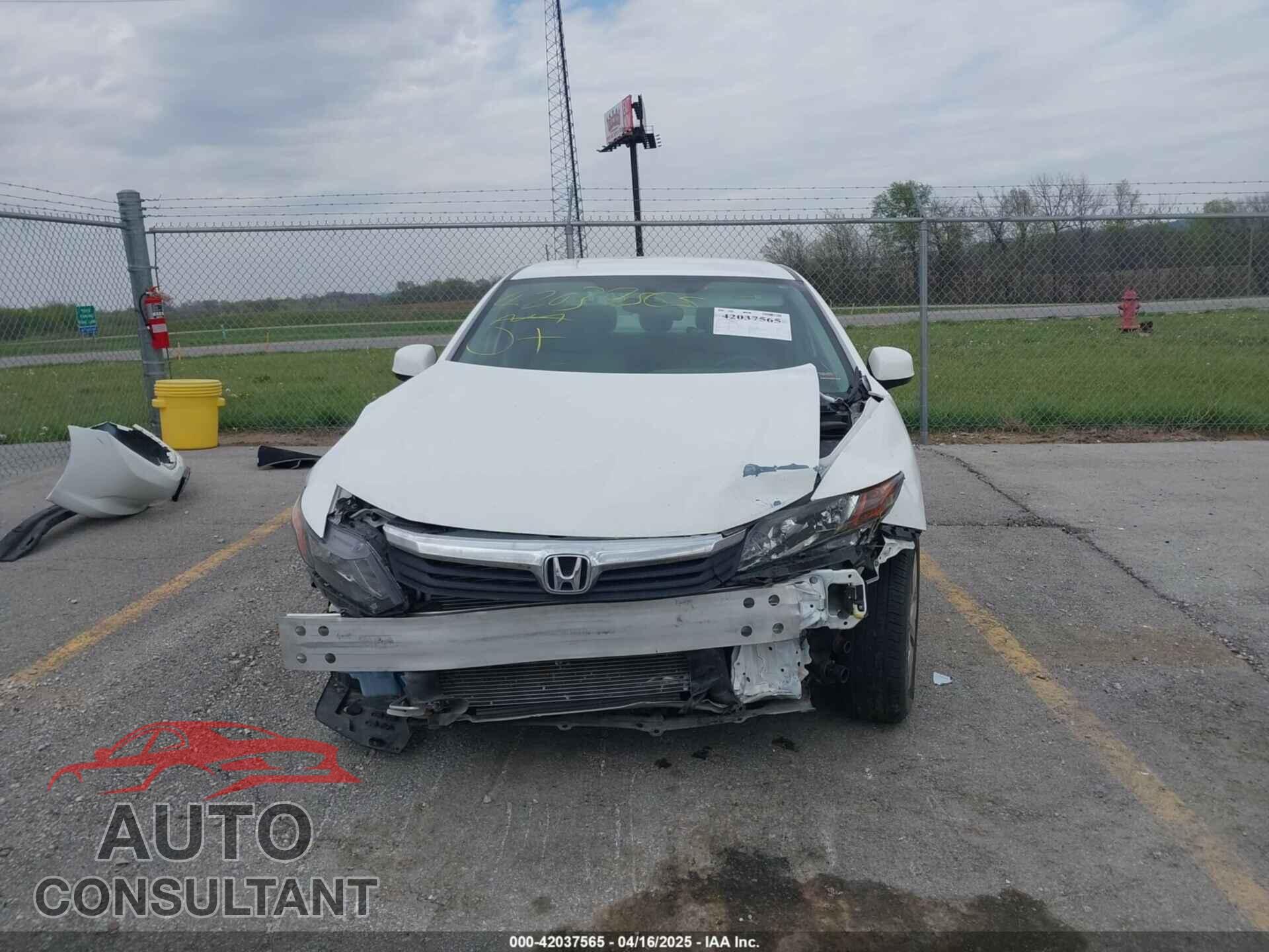 HONDA CIVIC 2012 - 19XFB2F52CE080982