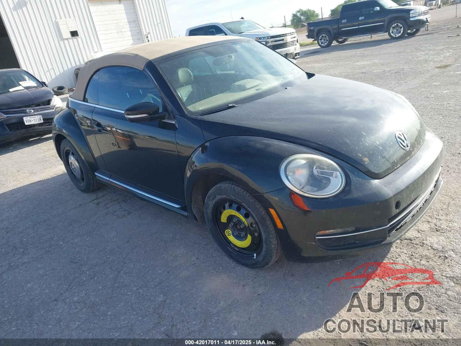 VOLKSWAGEN BEETLE 2014 - 3VW5L7AT5EM819893