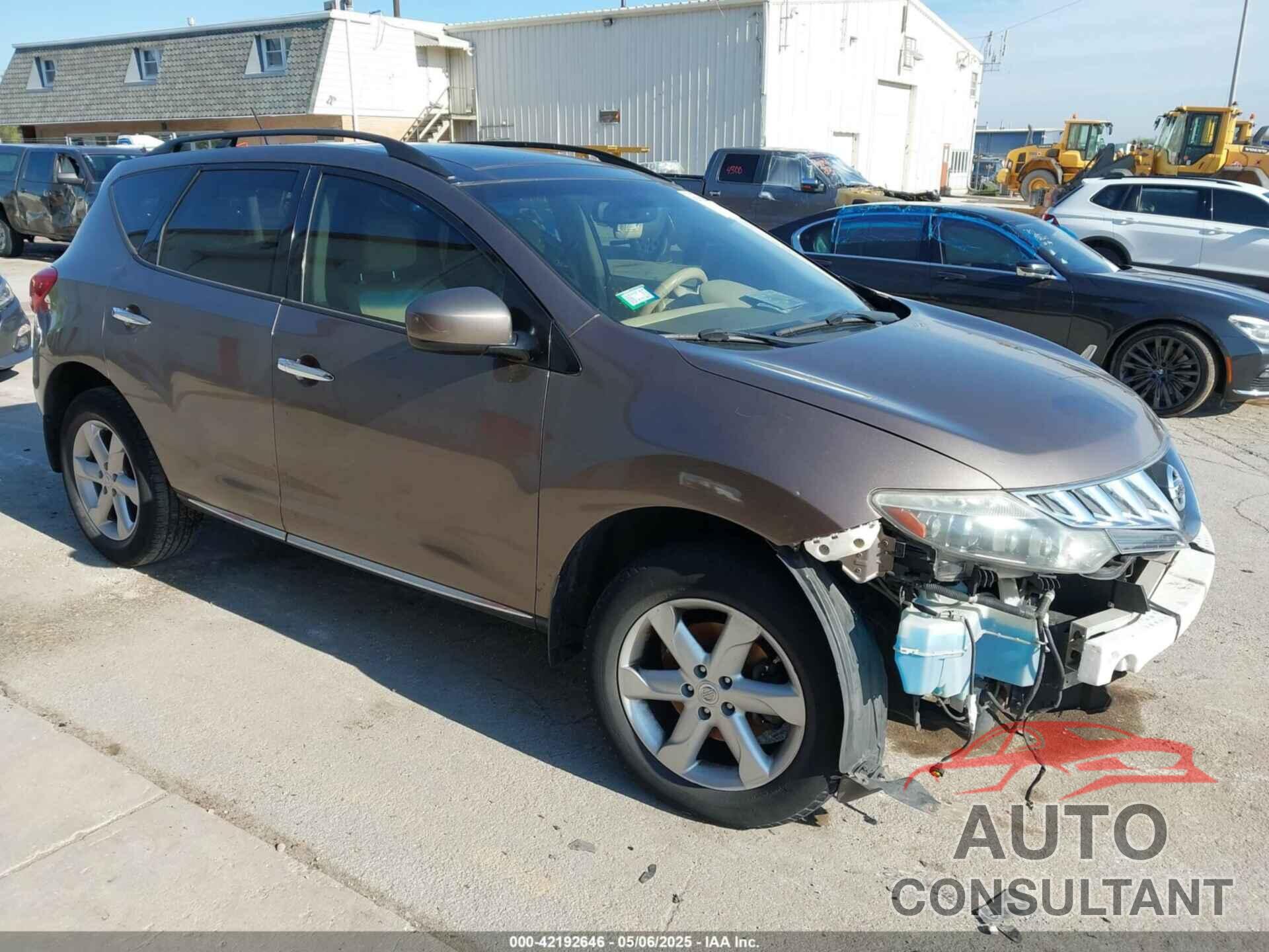 NISSAN MURANO 2010 - JN8AZ1MW2AW130301
