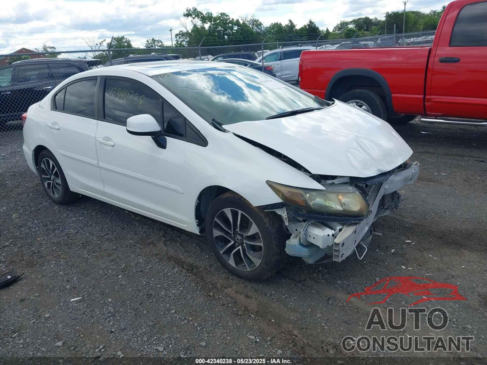 HONDA CIVIC 2013 - 2HGFB2F8XDH537538