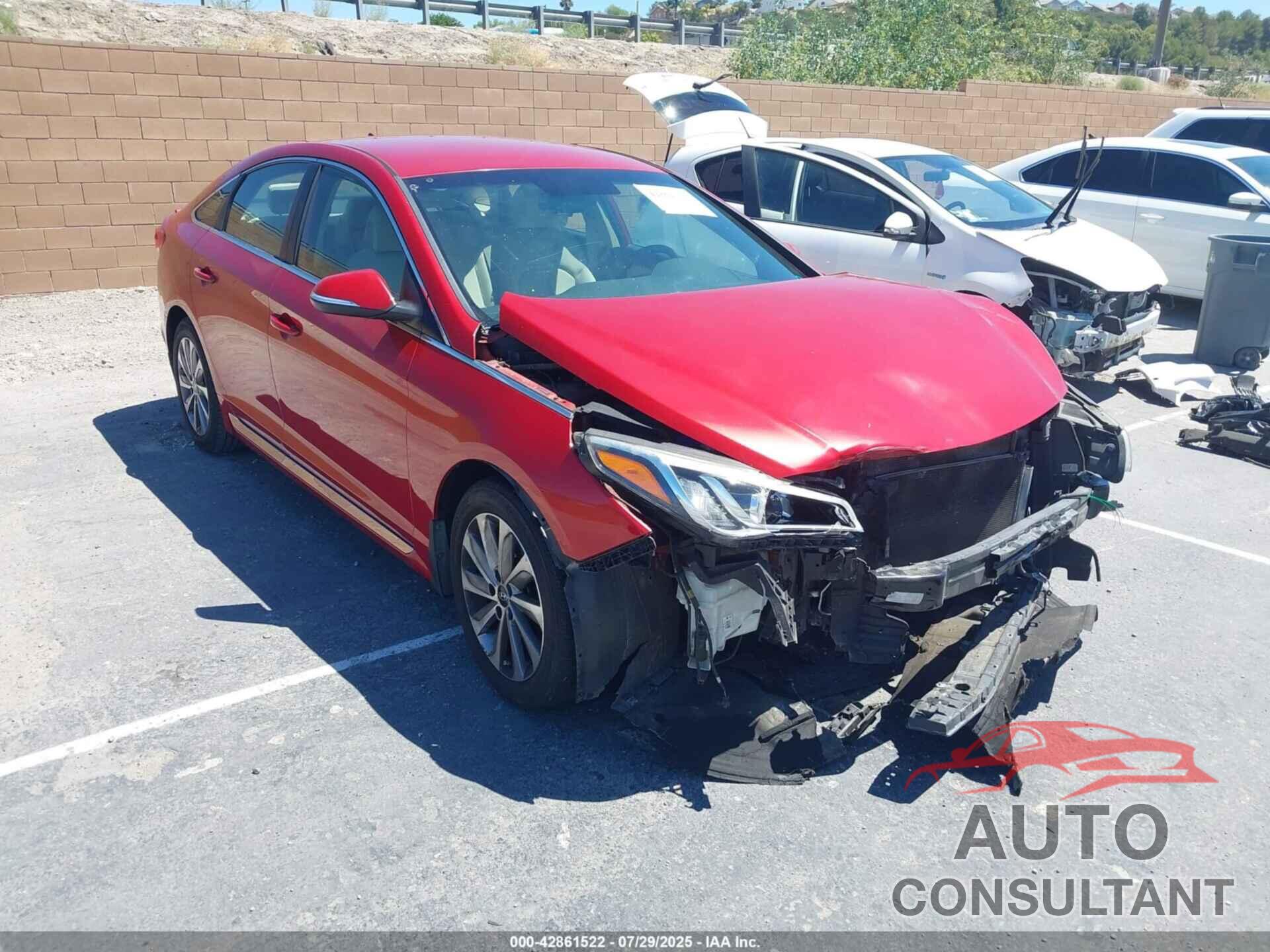 HYUNDAI SONATA 2017 - 5NPE34AF9HH446265