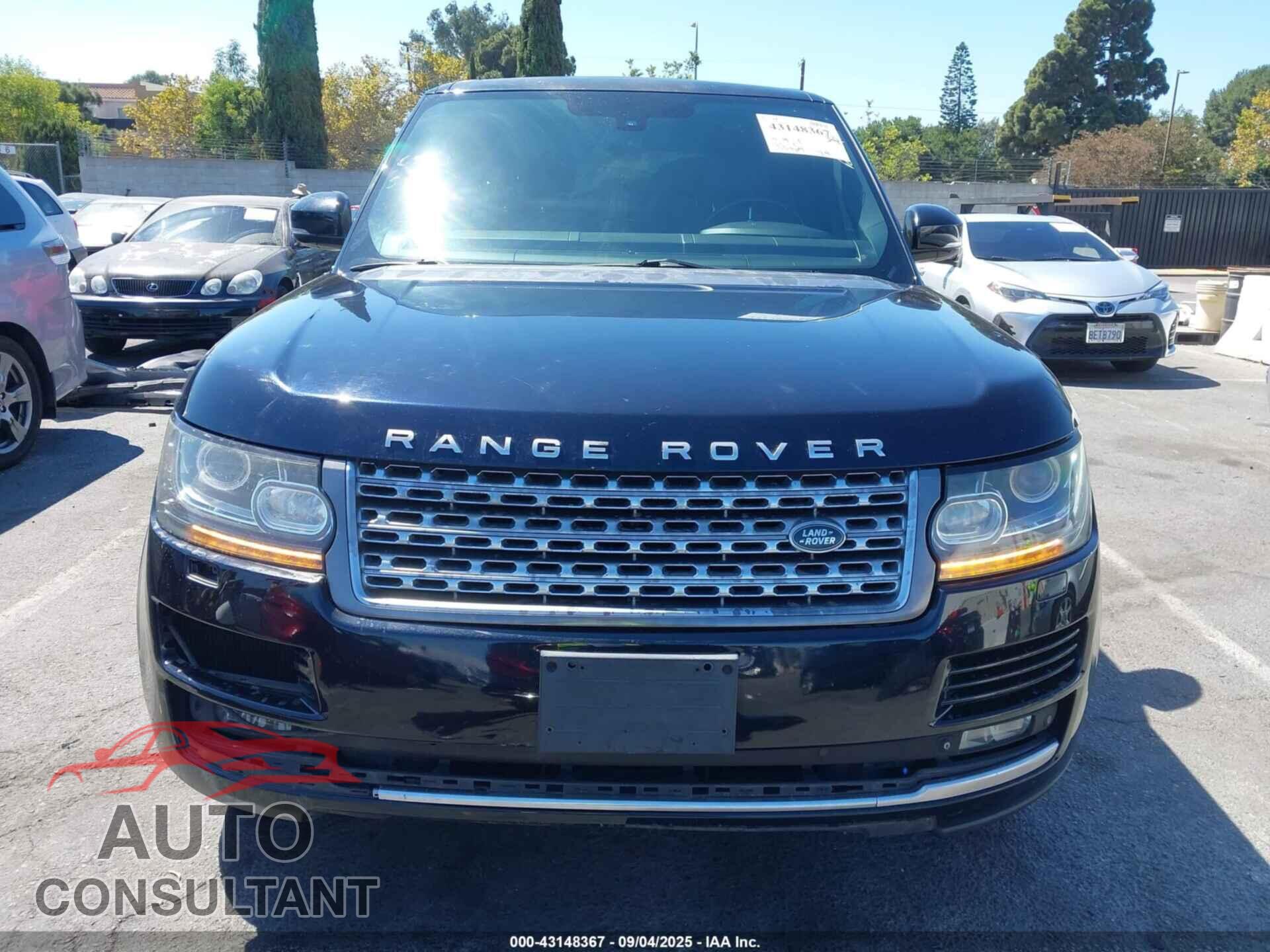LAND ROVER RANGE ROVER 2014 - SALGS2EF6EA140646