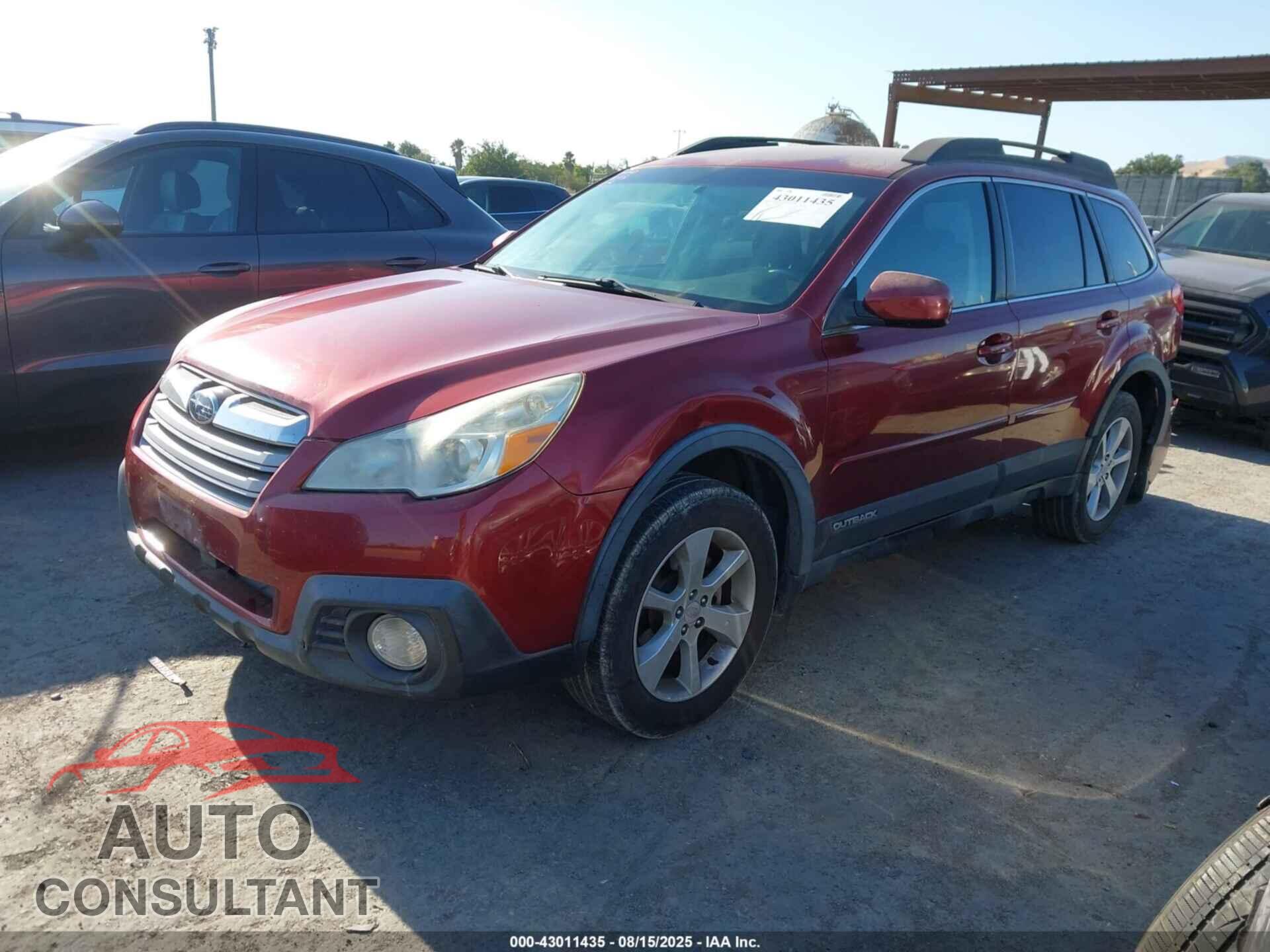 SUBARU OUTBACK 2014 - 4S4BRBCC1E3262756