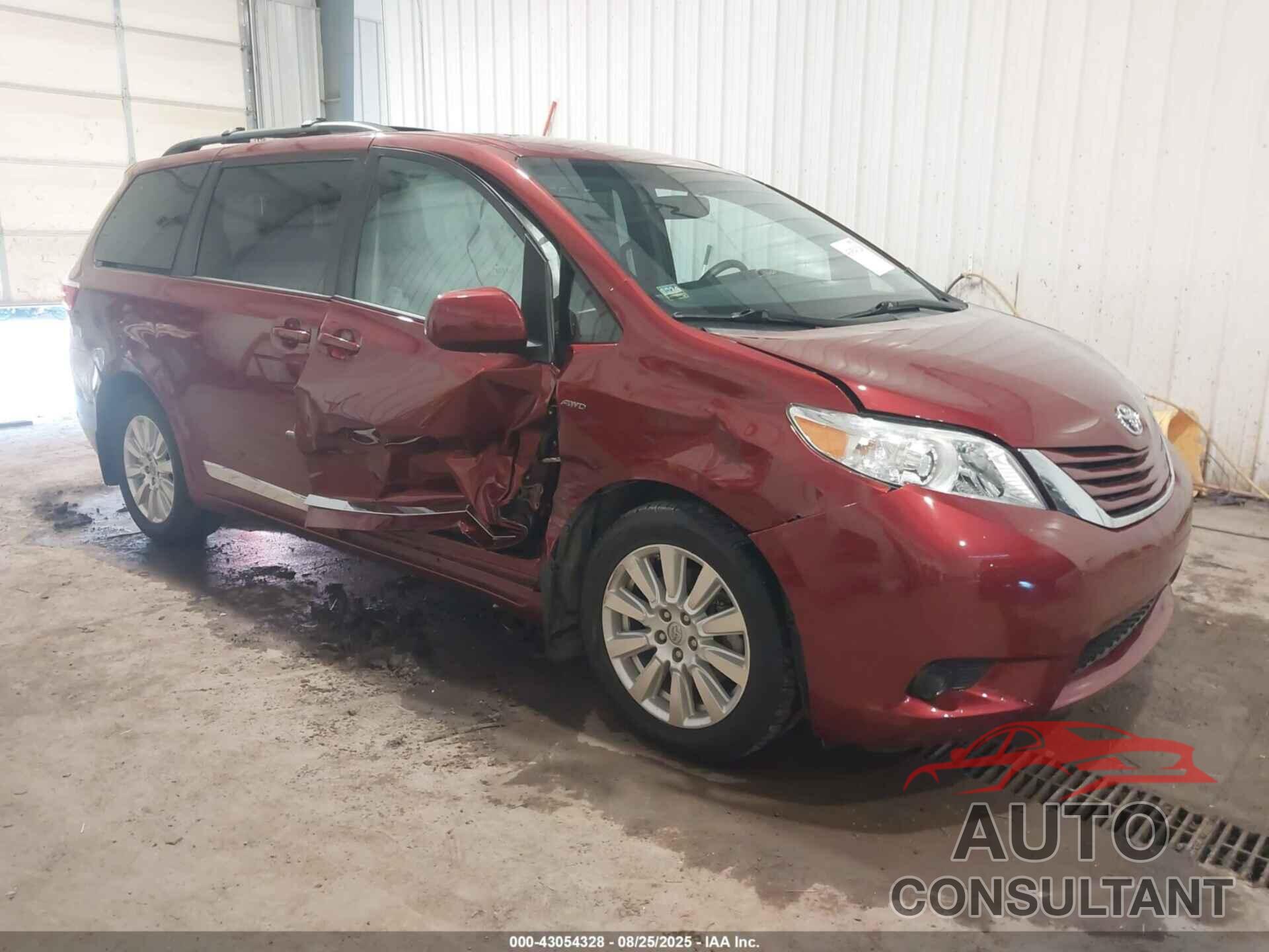 TOYOTA SIENNA 2017 - 5TDJZ3DCXHS171802