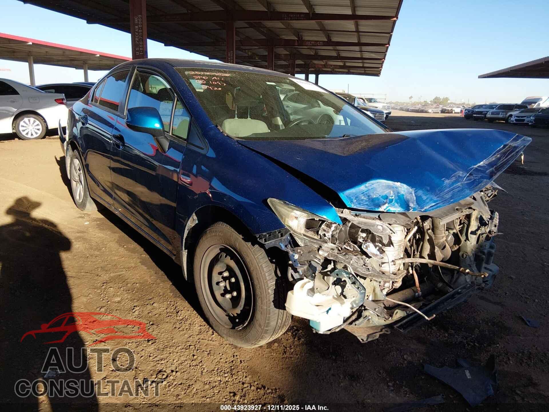 HONDA CIVIC 2013 - 19XFB2F53DE078420