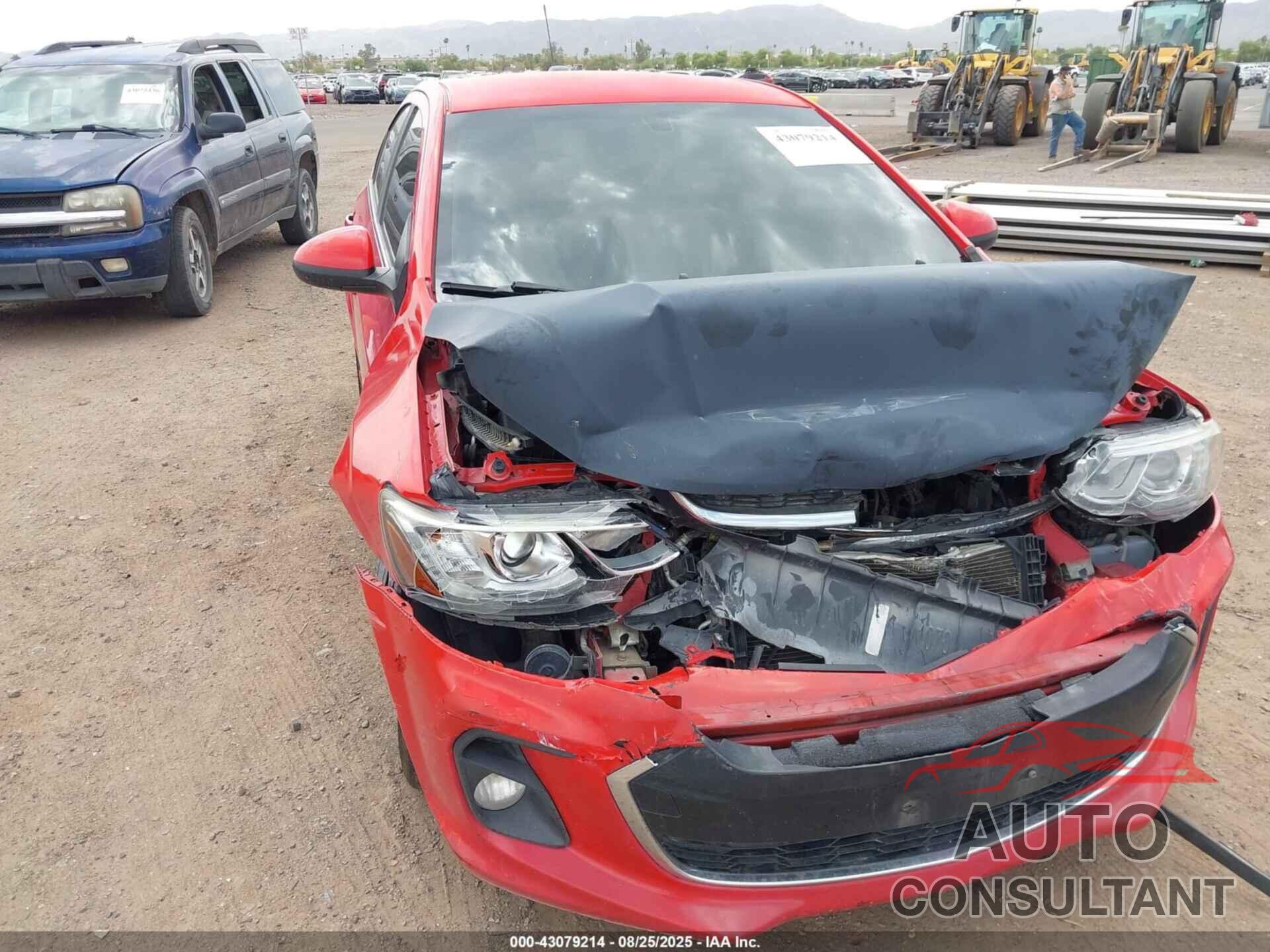 CHEVROLET SONIC 2017 - 1G1JD5SG1H4153628