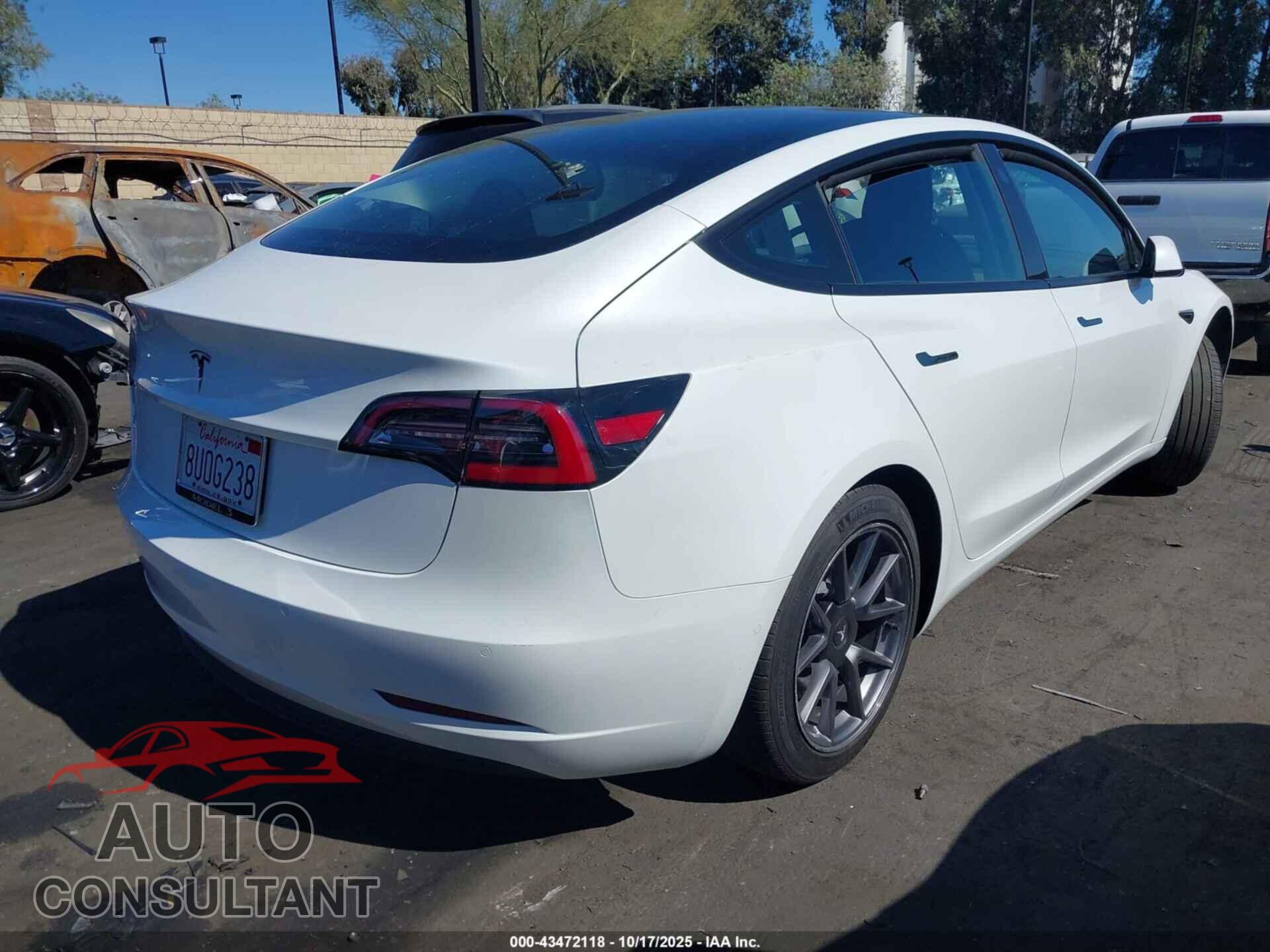 TESLA MODEL 3 2021 - 5YJ3E1EA6MF873765