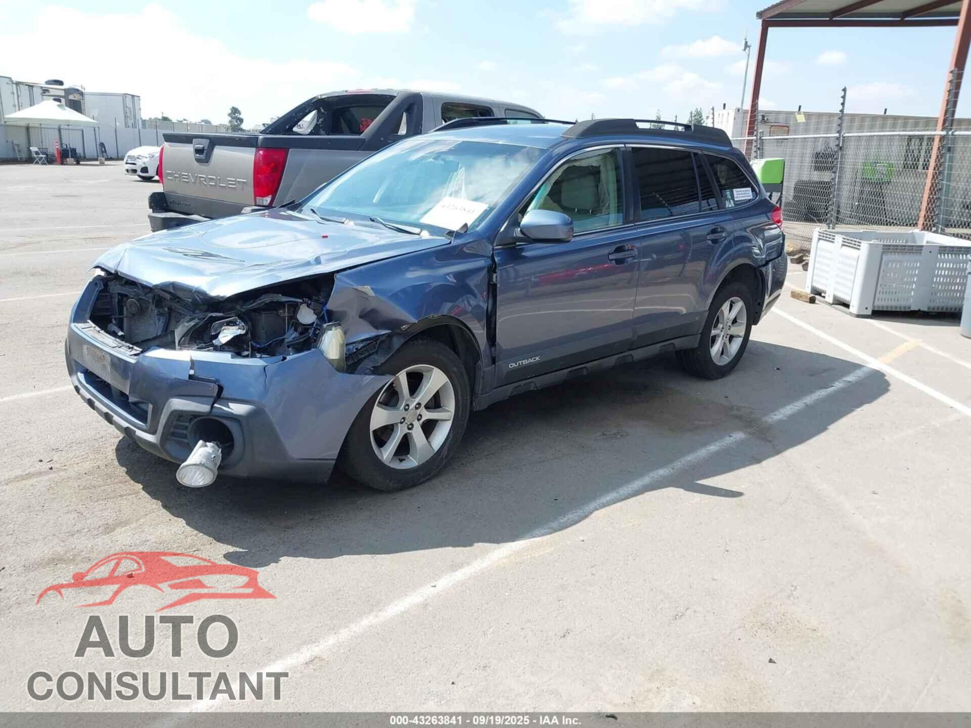 SUBARU OUTBACK 2014 - 4S4BRBCC5E3326653
