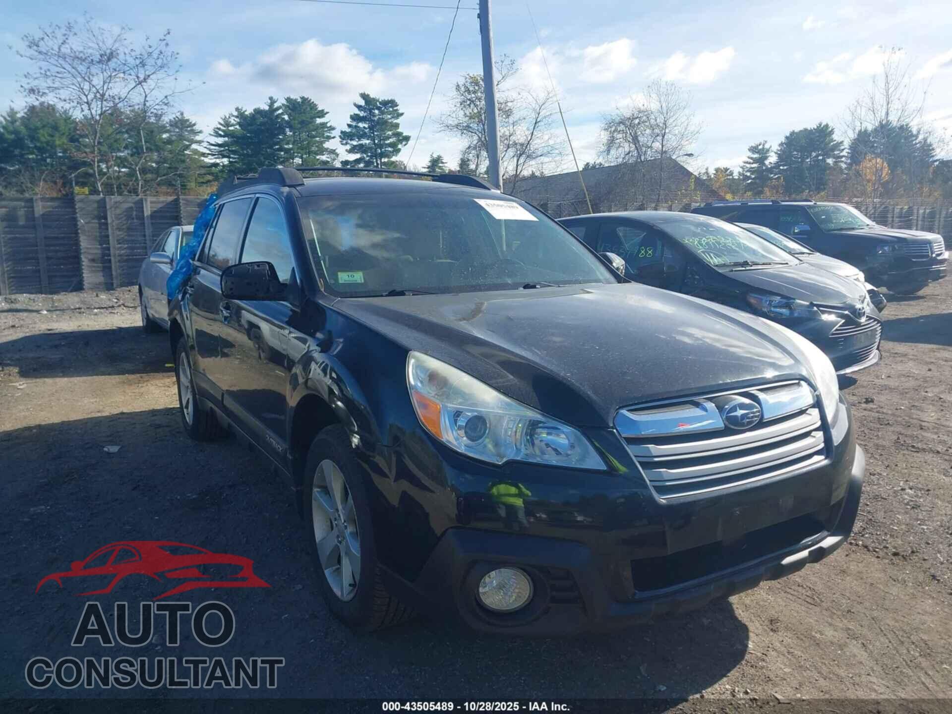 SUBARU OUTBACK 2013 - 4S4BRBCC1D3284352
