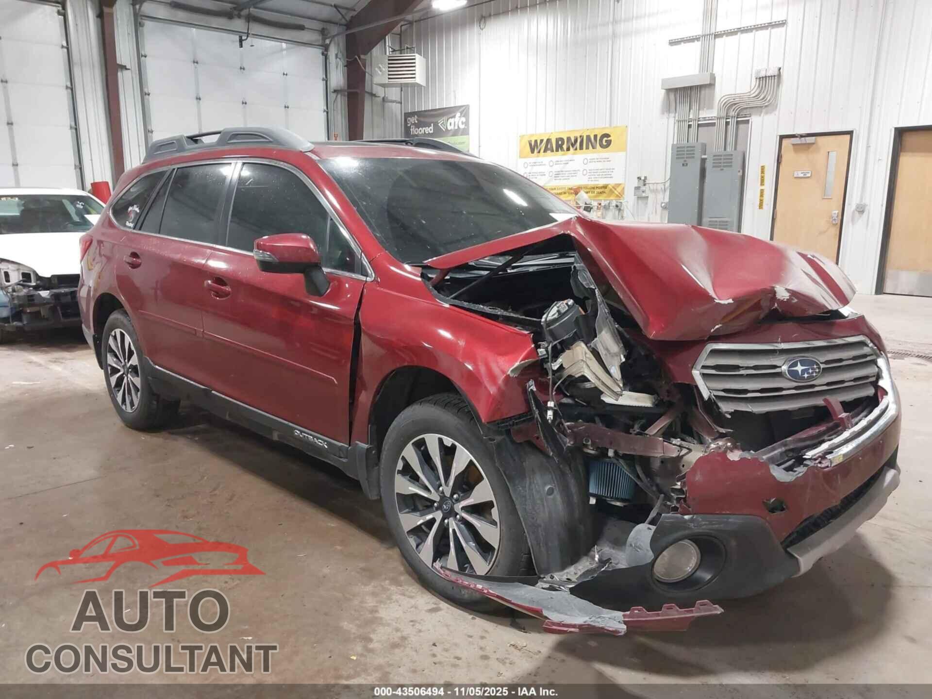 SUBARU OUTBACK 2017 - 4S4BSANC5H3432116