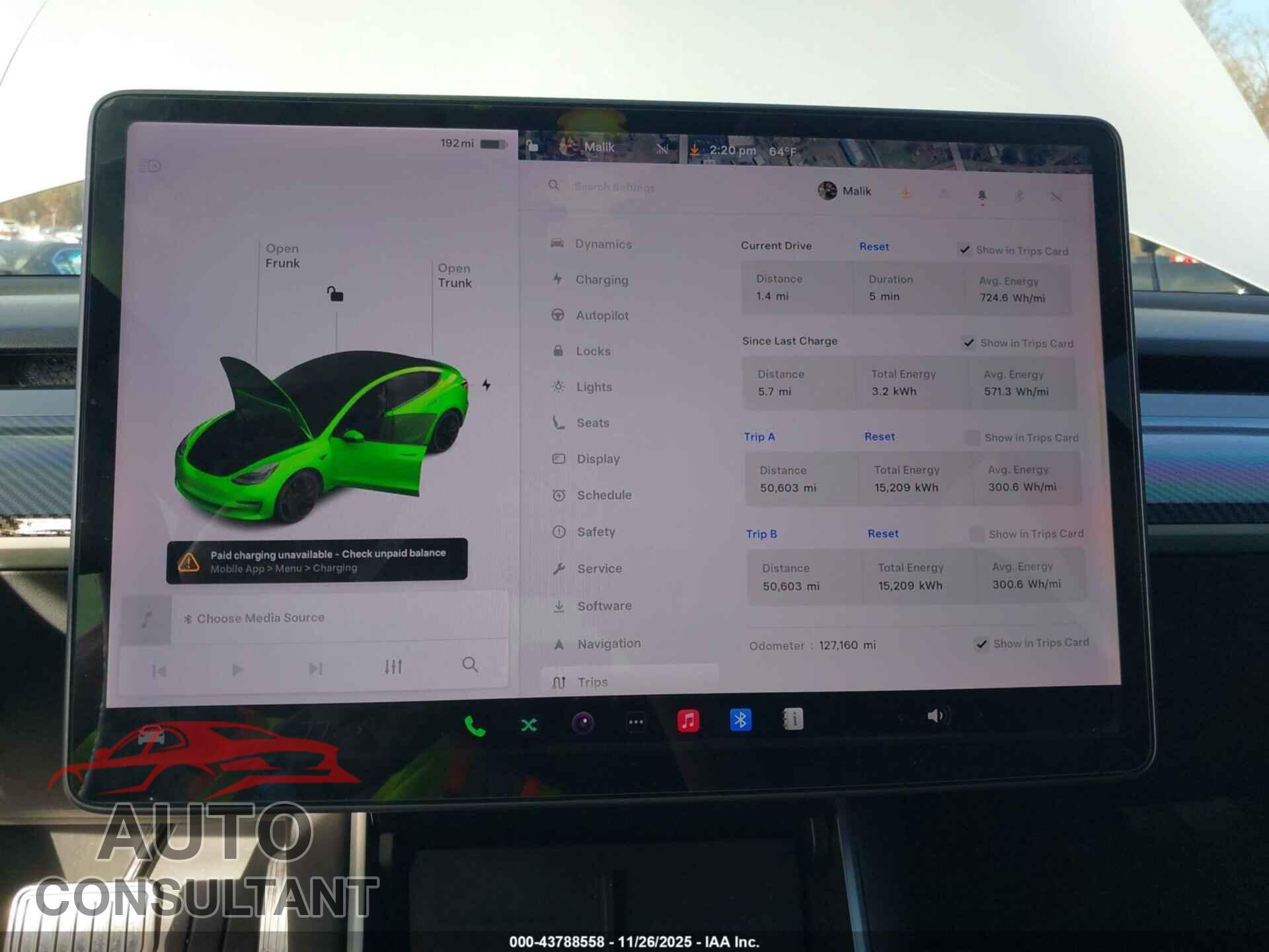 TESLA MODEL 3 2018 - 5YJ3E1EA0JF006129