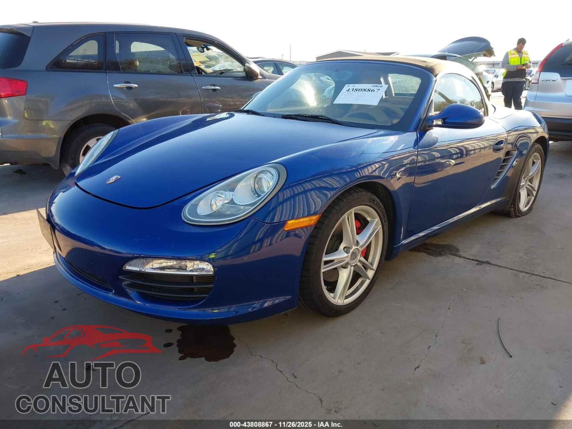 PORSCHE BOXSTER 2011 - WP0CB2A84BS730153