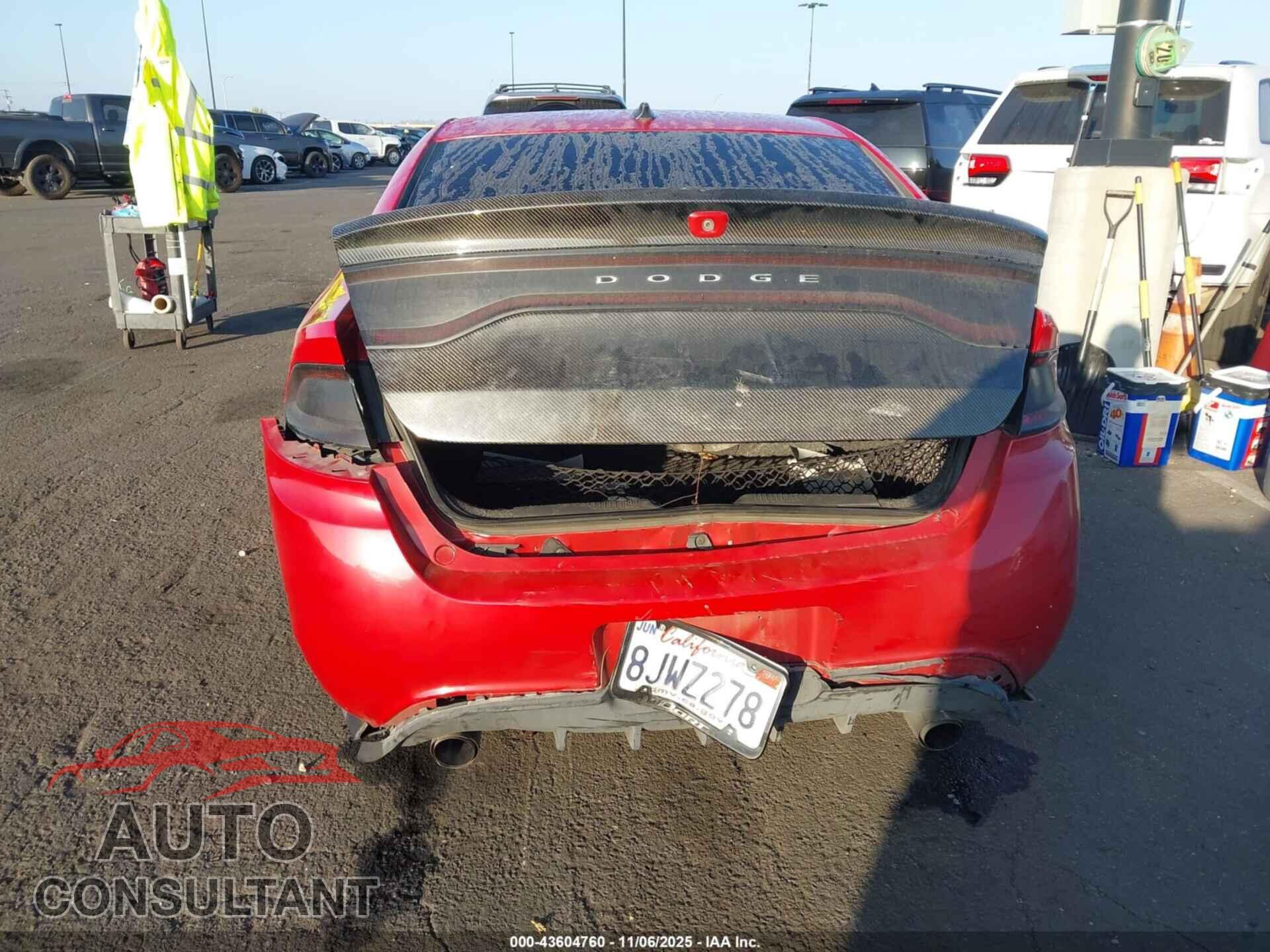 DODGE DART 2013 - 1C3CDFCA3DD303446