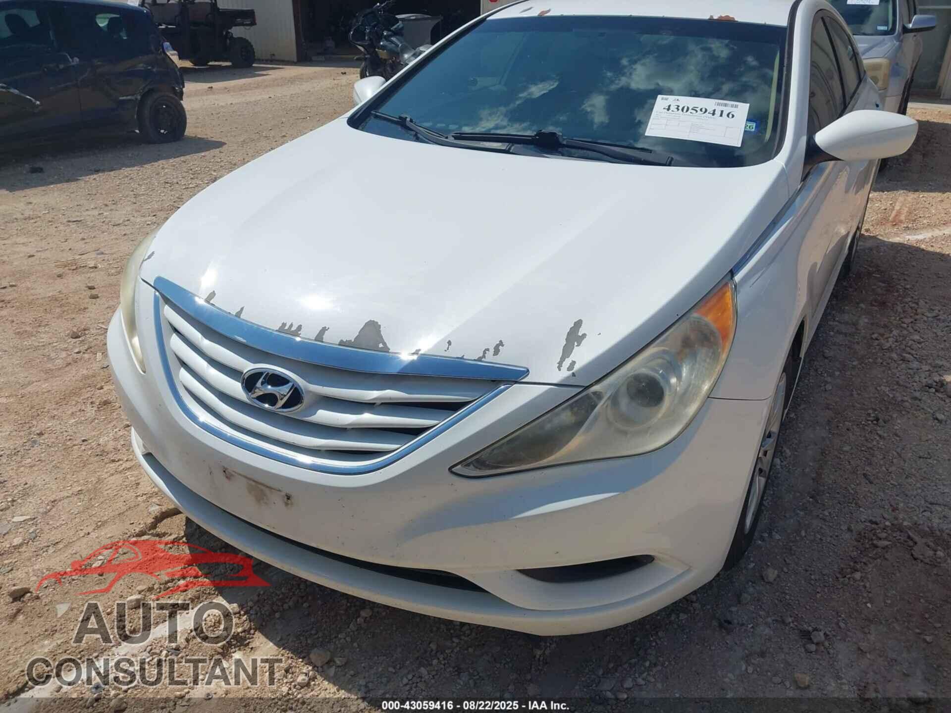 HYUNDAI SONATA 2012 - 5NPEB4AC3CH466593