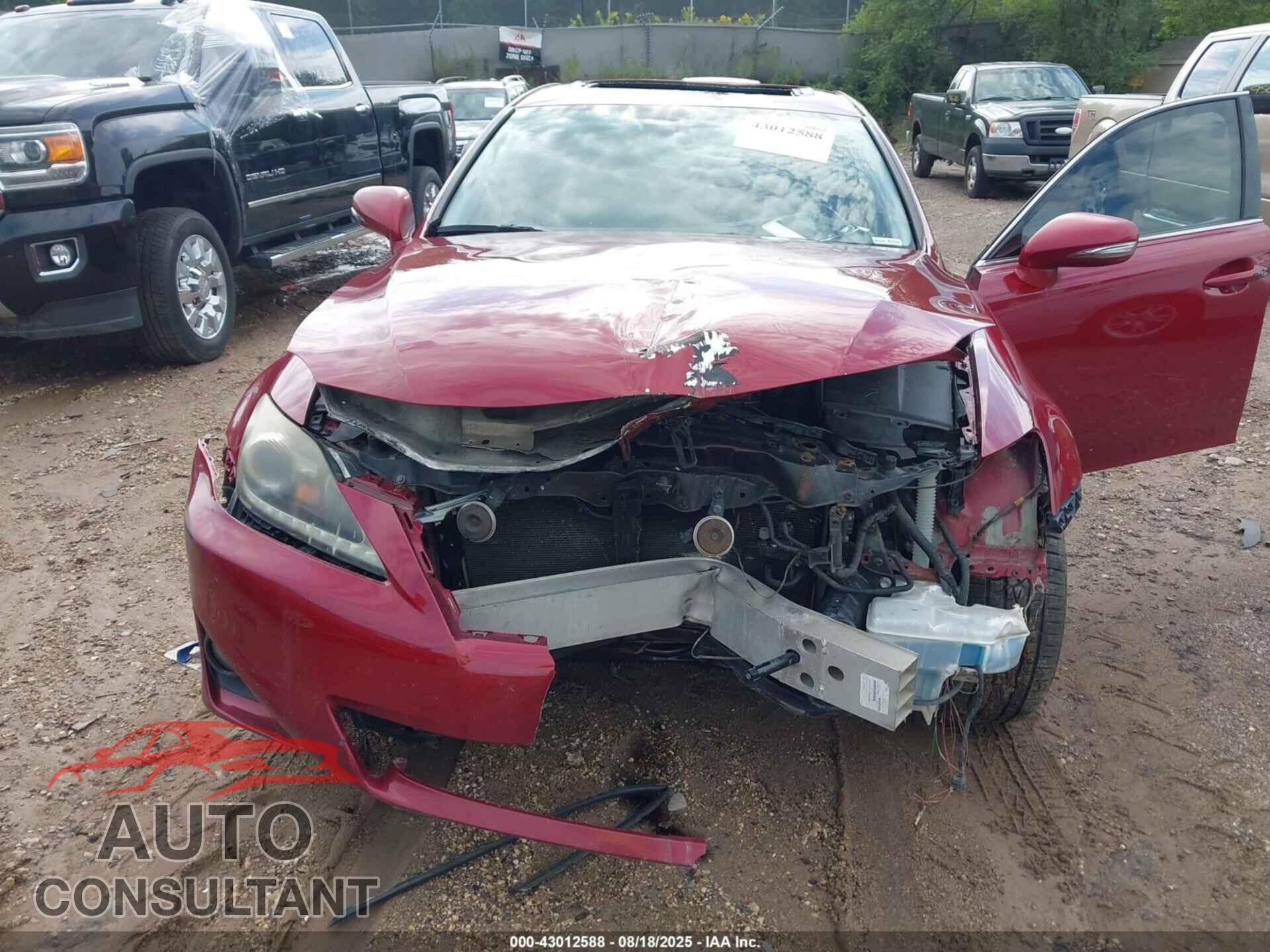 LEXUS IS 250 2012 - JTHCF5C20C5053177