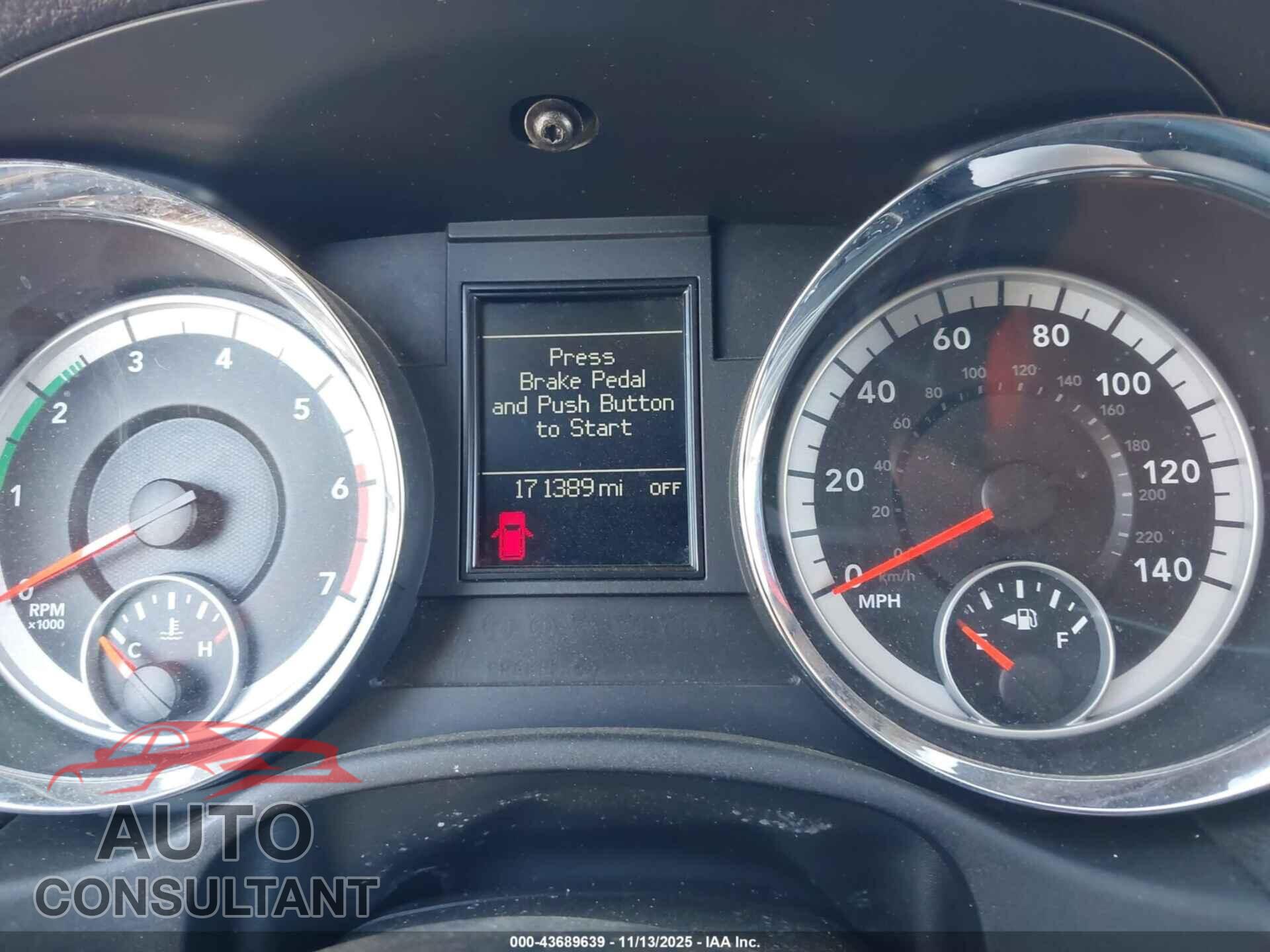 DODGE DURANGO 2011 - 1D4SD6GT5BC682135