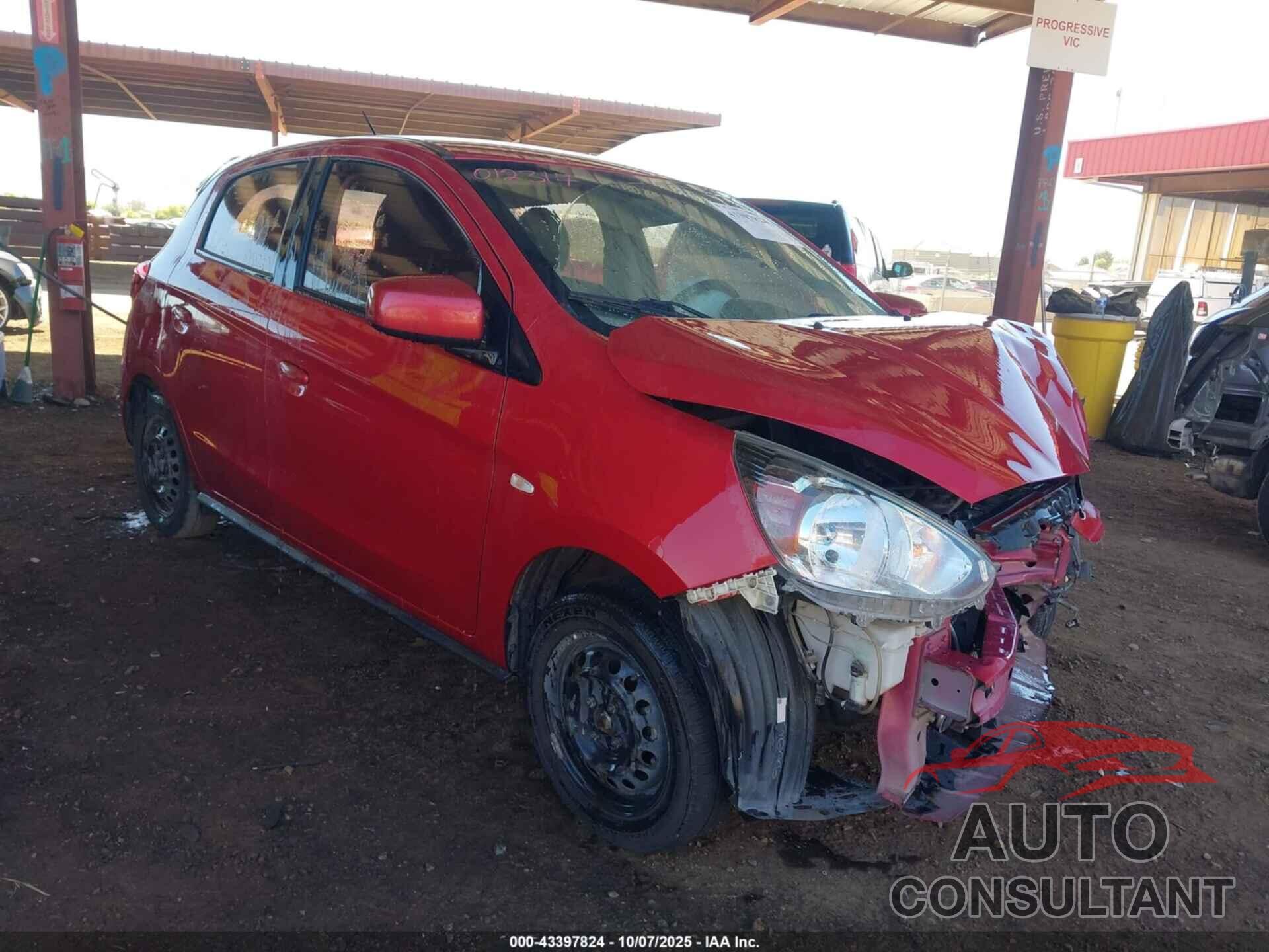 MITSUBISHI MIRAGE 2017 - ML32A3HJ4HH012317
