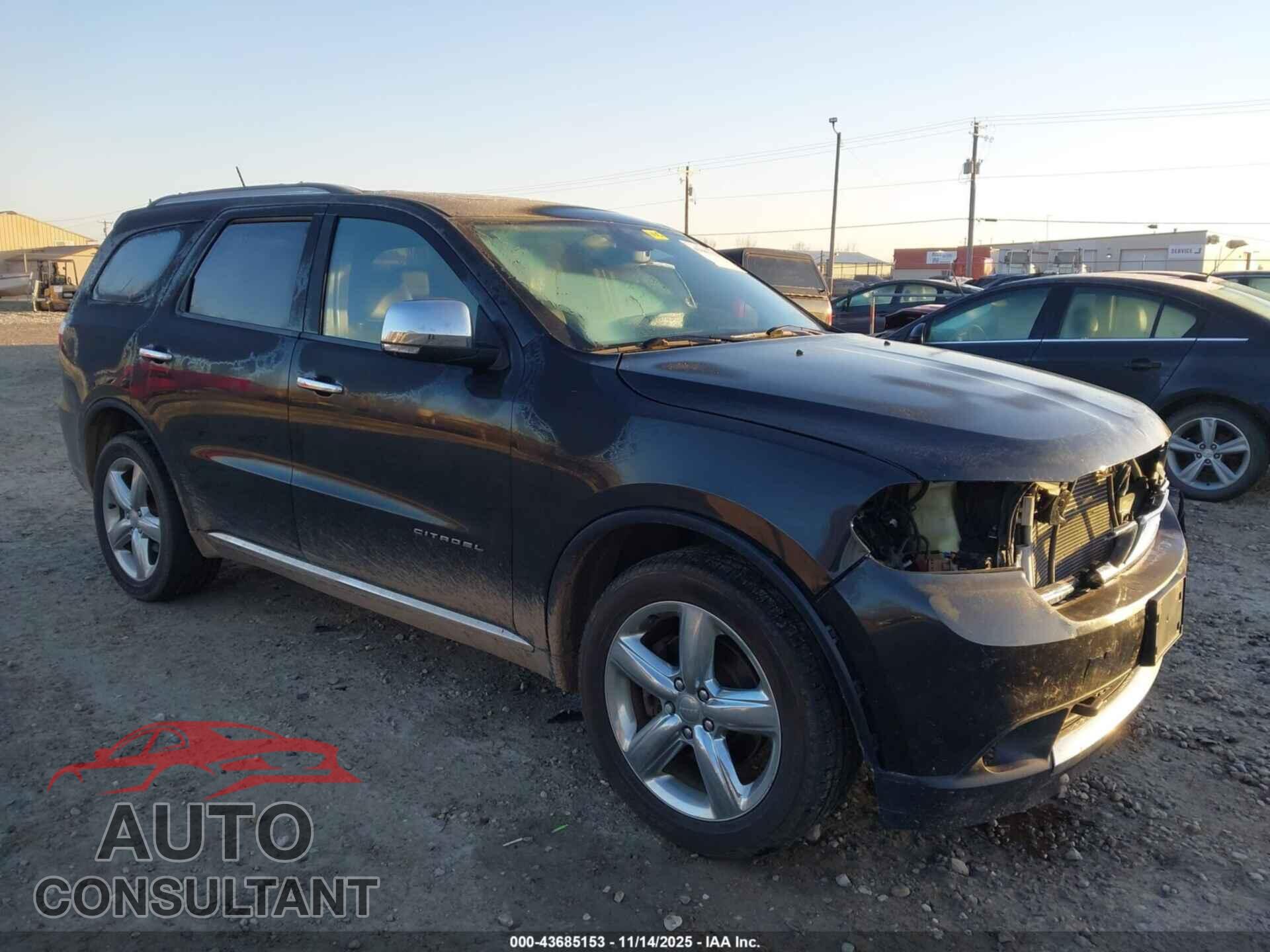 DODGE DURANGO 2012 - 1C4RDJEG6CC322345