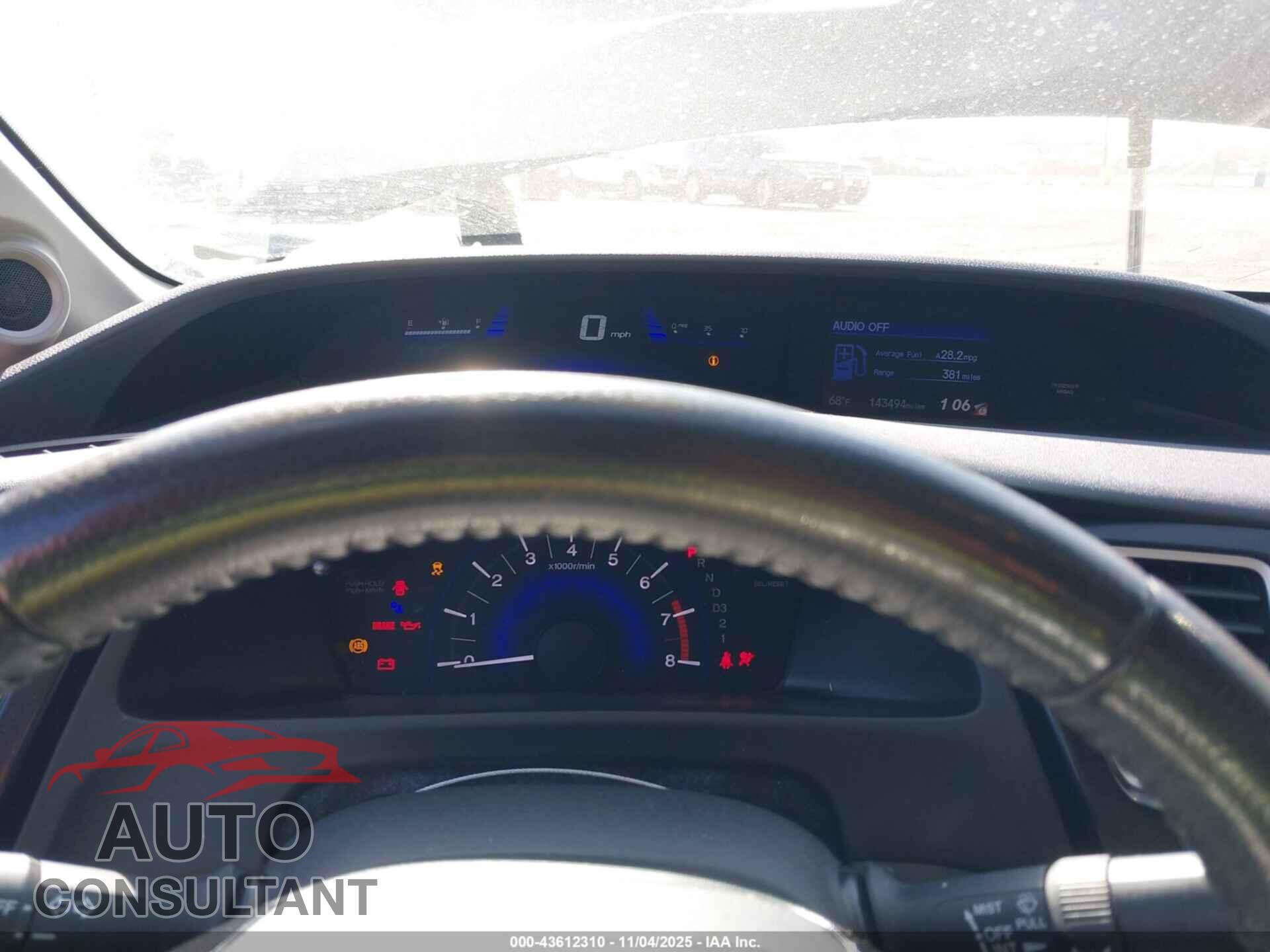 HONDA CIVIC 2013 - 19XFB2F94DE046899