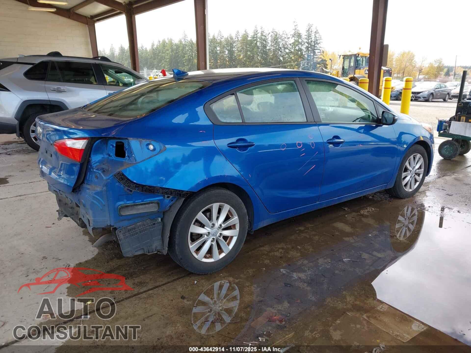 KIA FORTE 2014 - KNAFX4A68E5098802