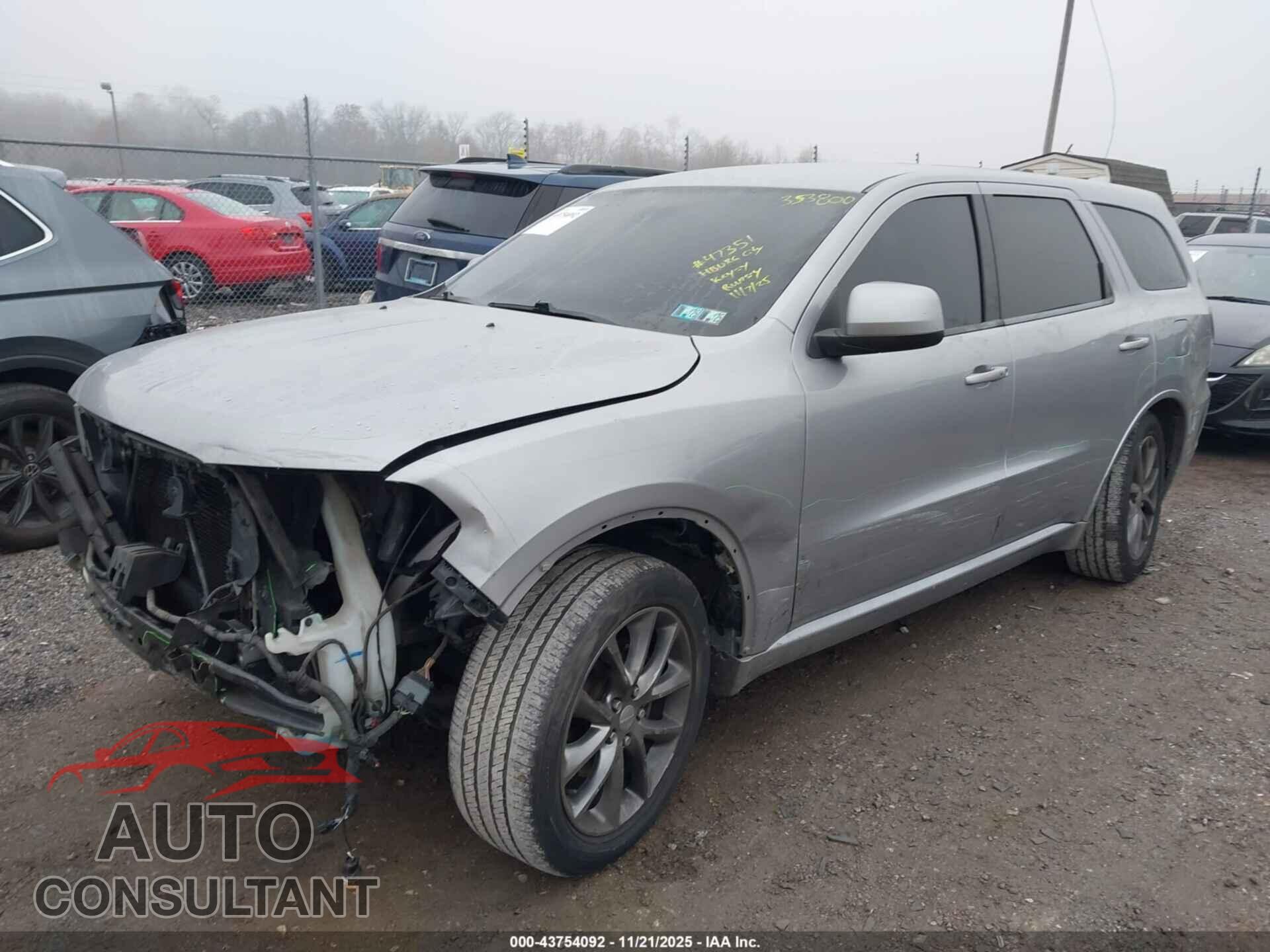 DODGE DURANGO 2014 - 1C4RDHAG3EC353800