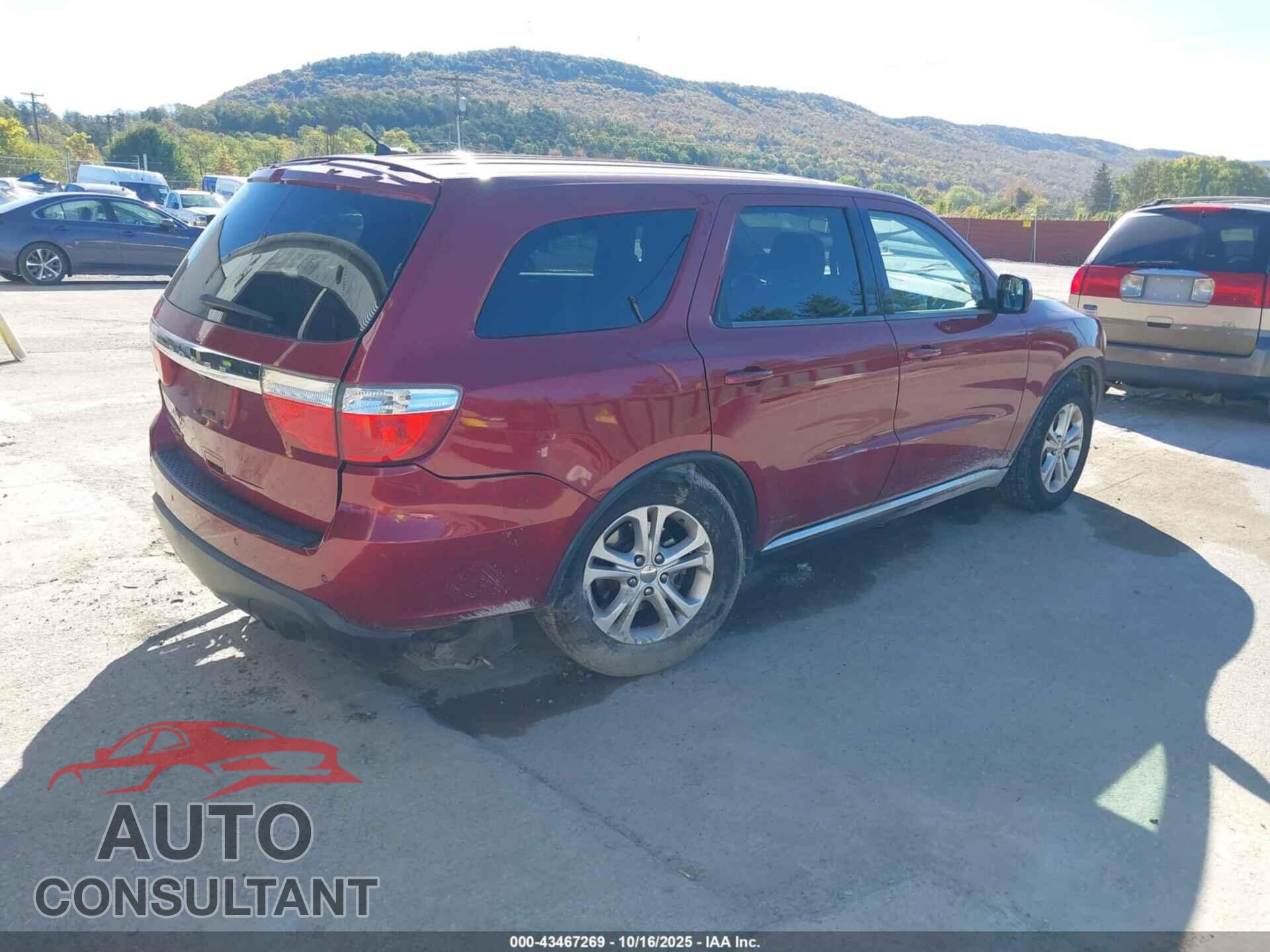 DODGE DURANGO 2013 - 1C4RDJAG4DC608637