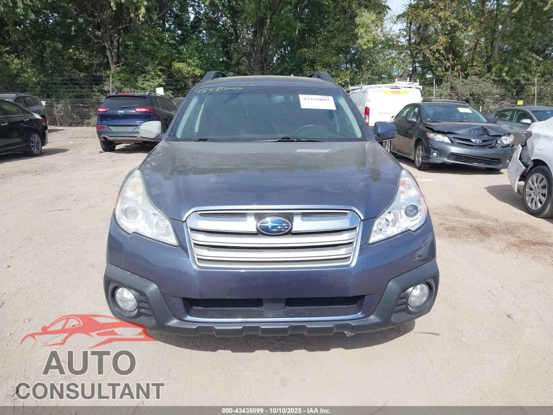SUBARU OUTBACK 2014 - 4S4BRBLC8E3289324