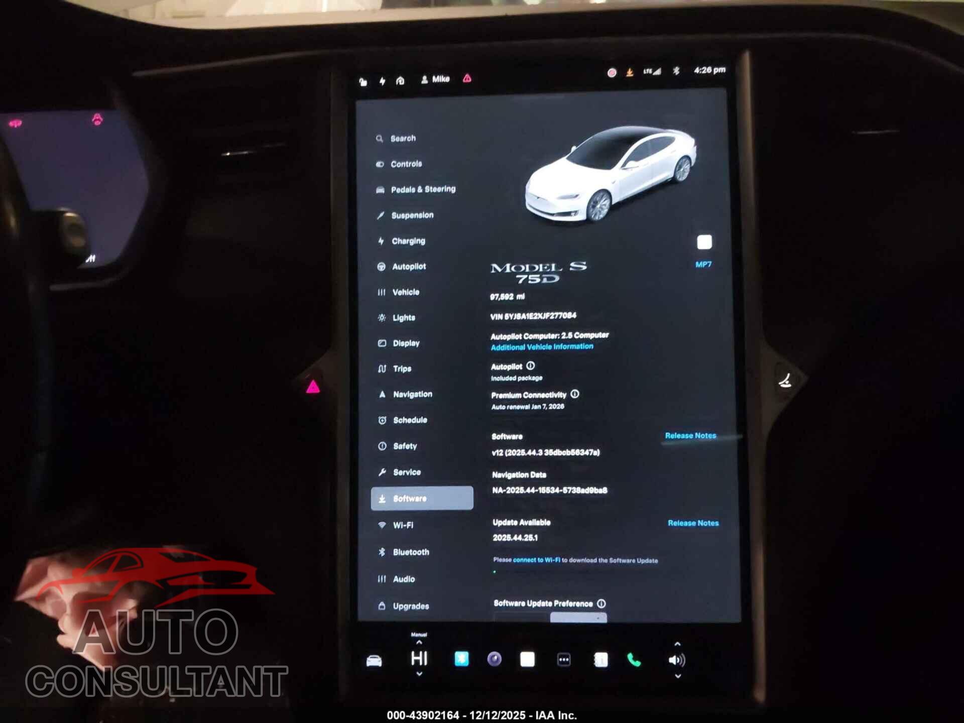 TESLA MODEL S 2018 - 5YJSA1E2XJF277084