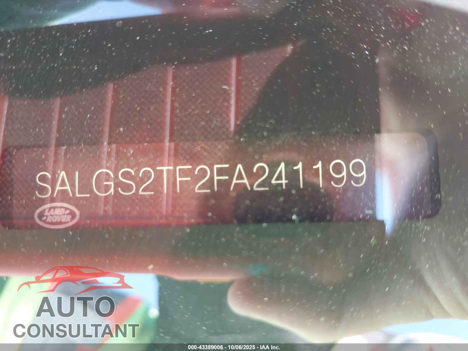 LAND ROVER RANGE ROVER 2015 - SALGS2TF2FA241199