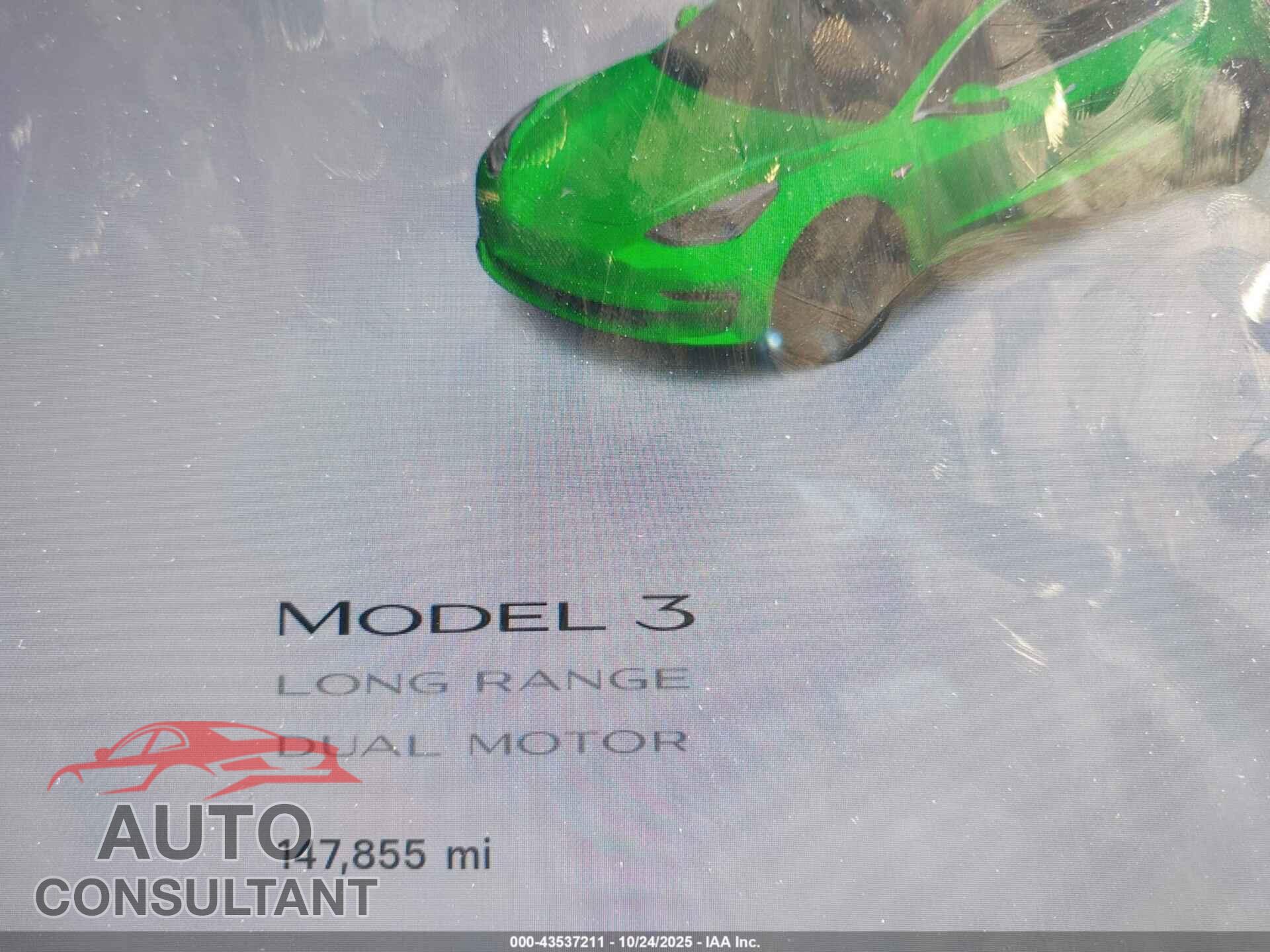TESLA MODEL 3 2019 - 5YJ3E1EB6KF209911