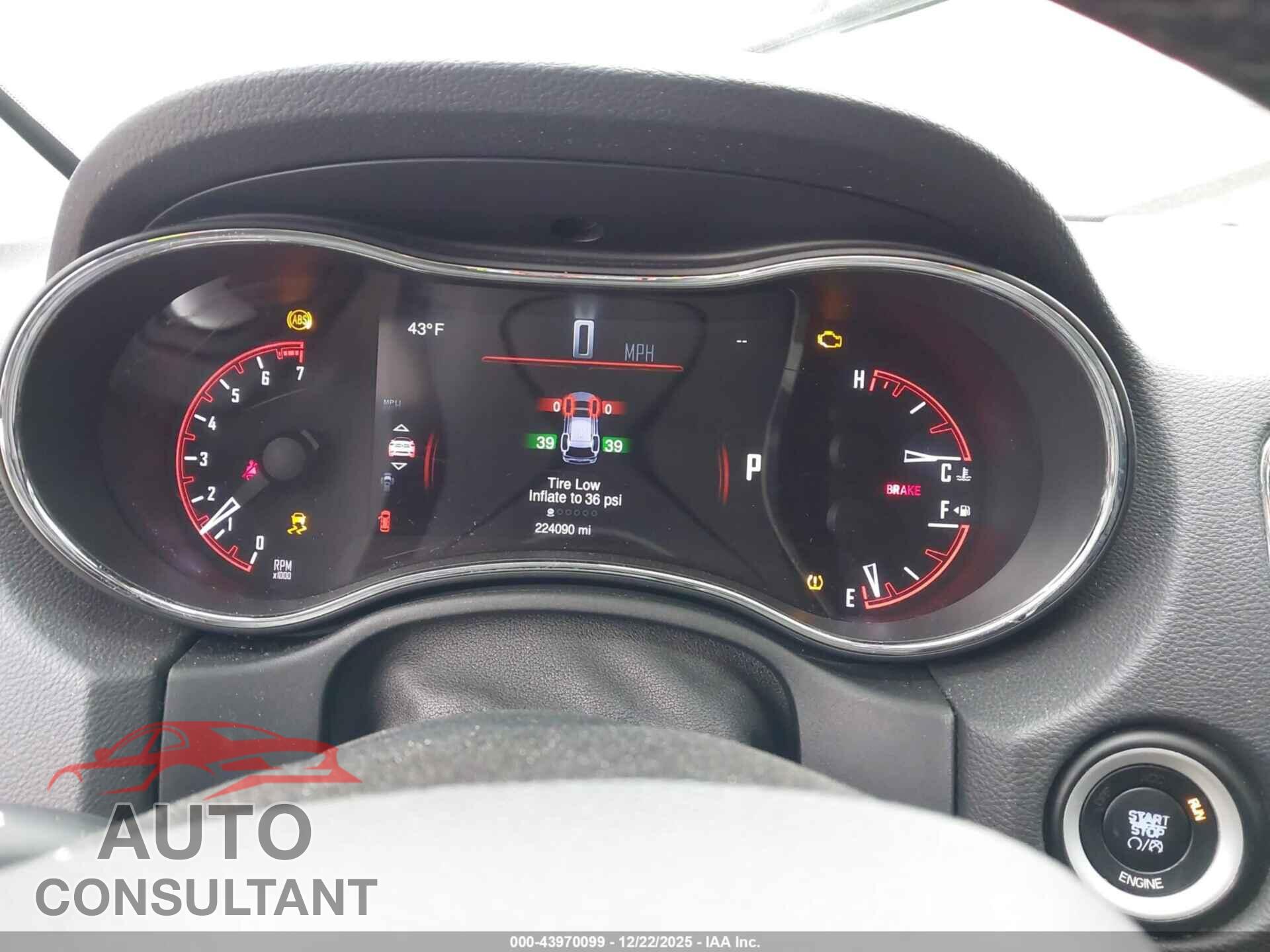 DODGE DURANGO 2015 - 1C4RDJEGXFC688555