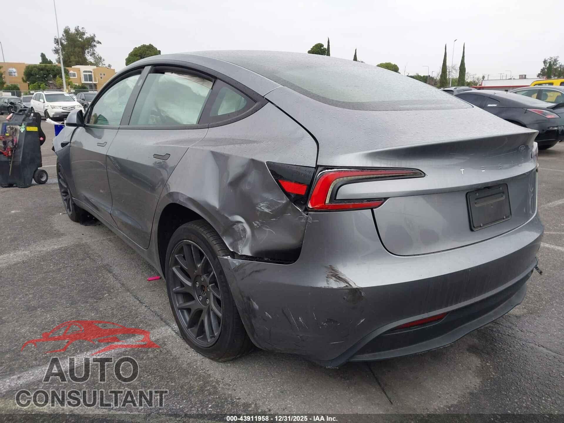 TESLA MODEL 3 2025 - 5YJ3E1EA3SF891203