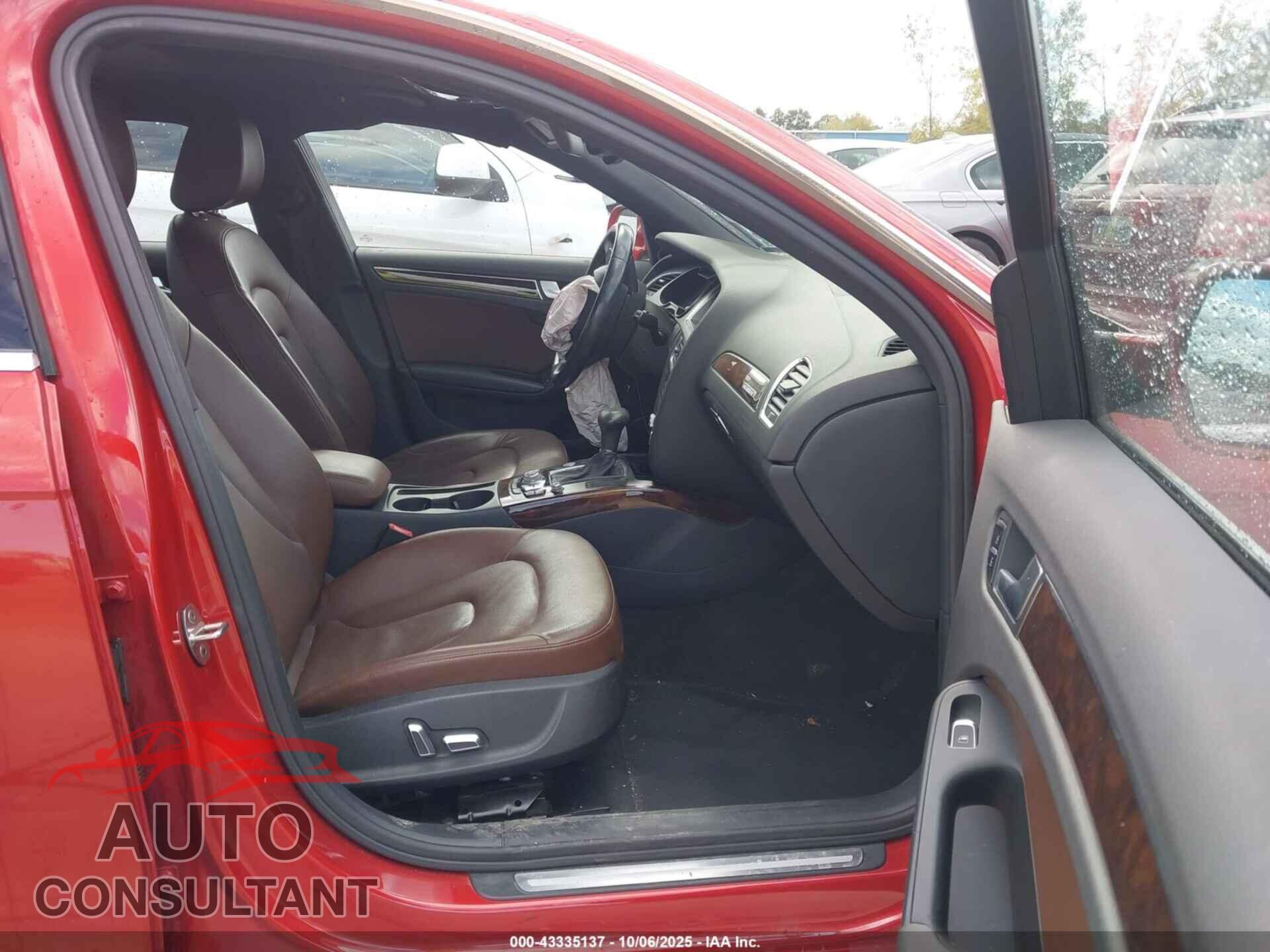 AUDI A4 2013 - WAUKFAFL3DN034986